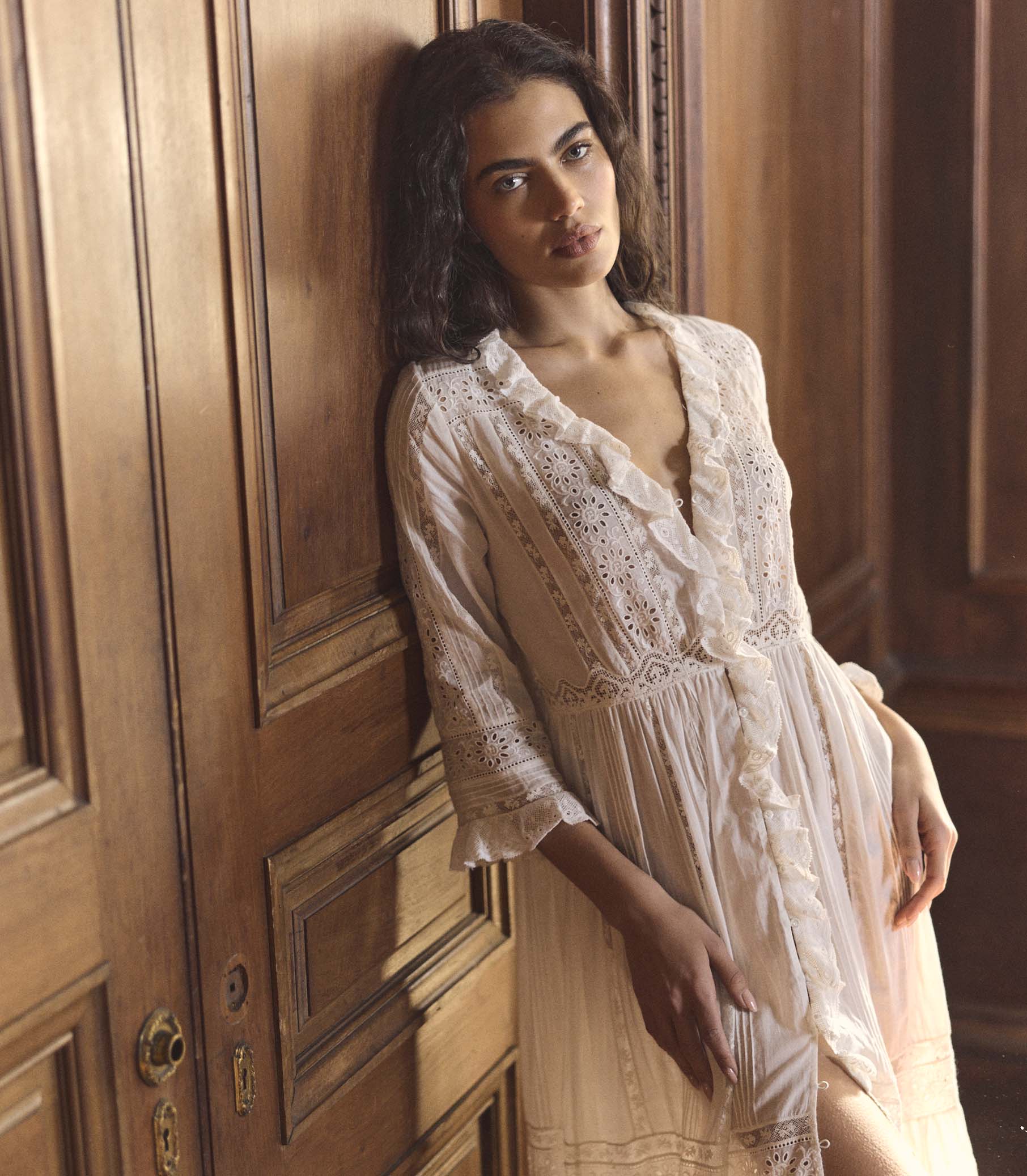 CLEMENCIA DRESS -- SALT view 5
