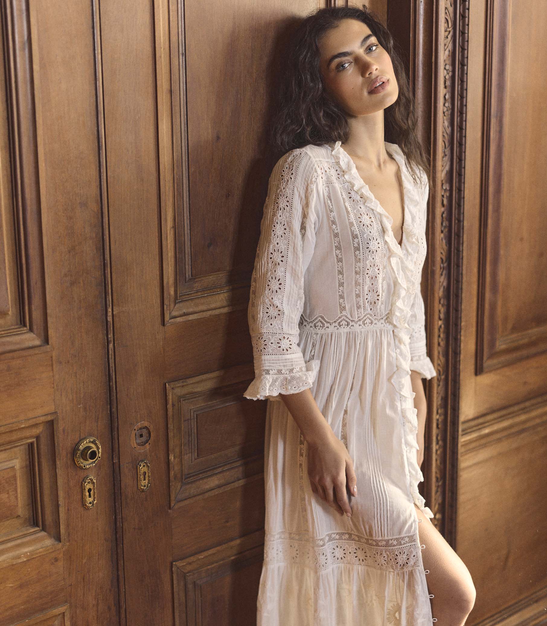 CLEMENCIA DRESS -- SALT view 6
