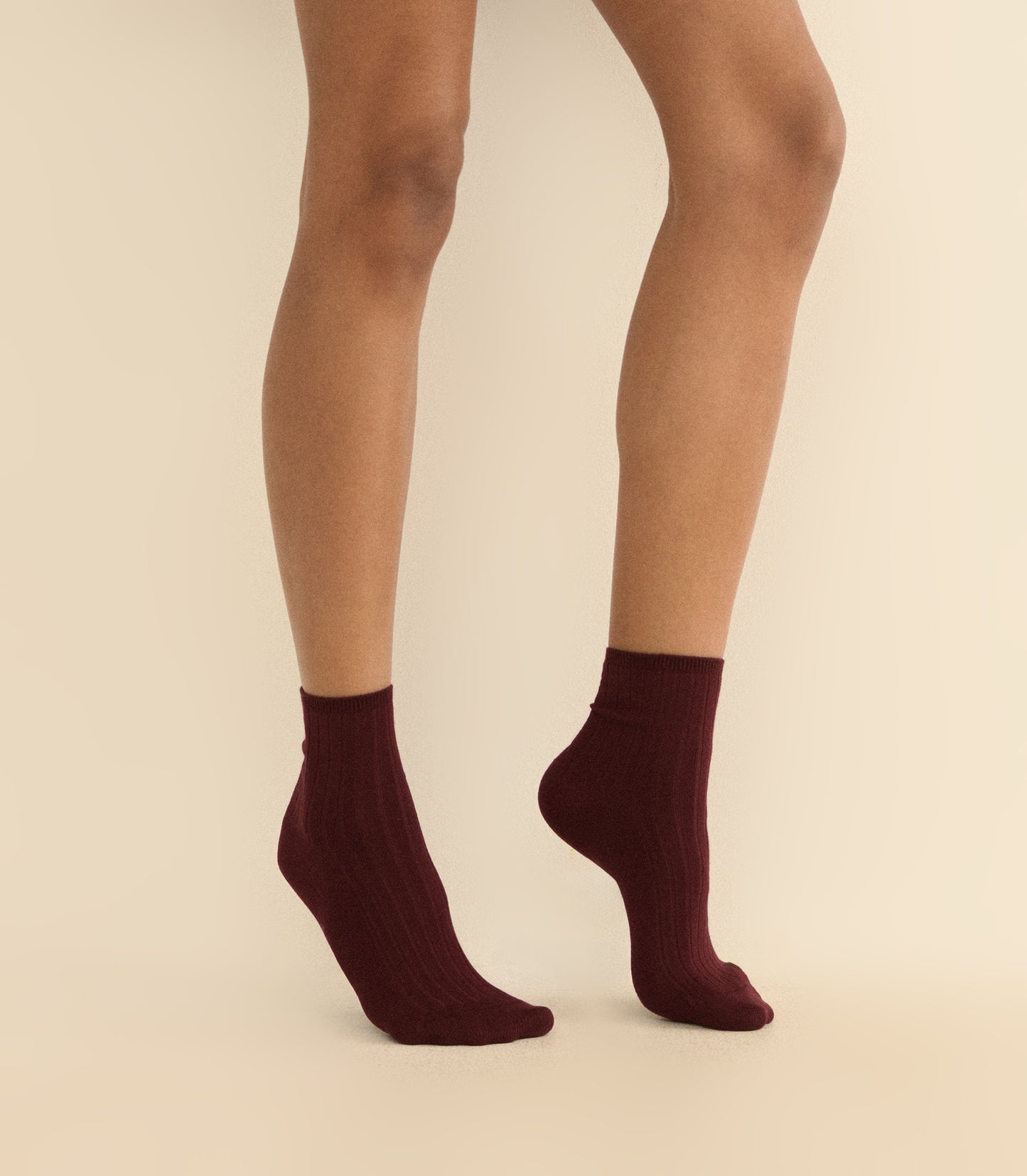 COLLÉGIEN LA MINI ANKLE SOCKS -- BORDEAUX