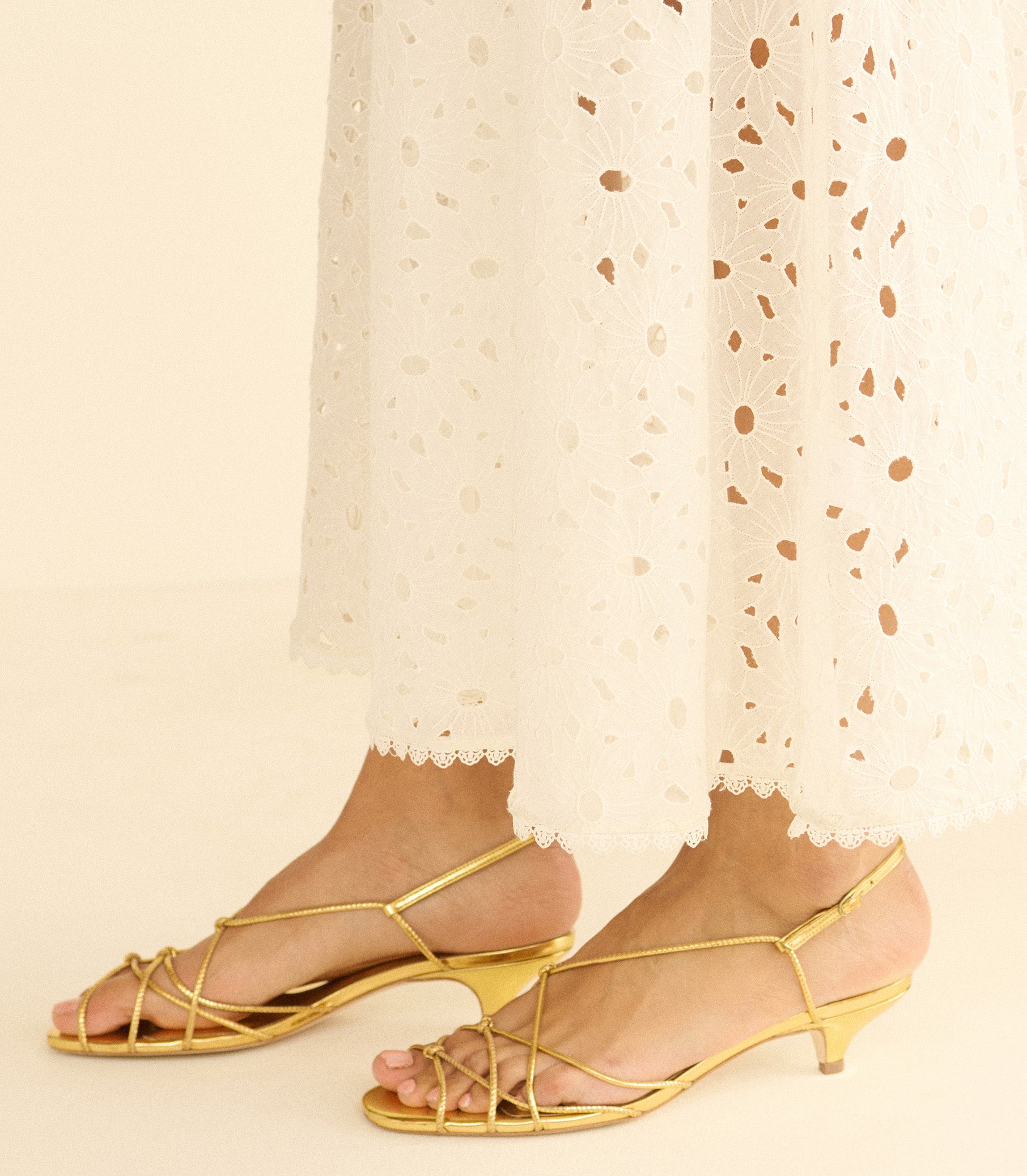 COMPORTA SANDAL -- BRASS FOIL LEATHER view 3
