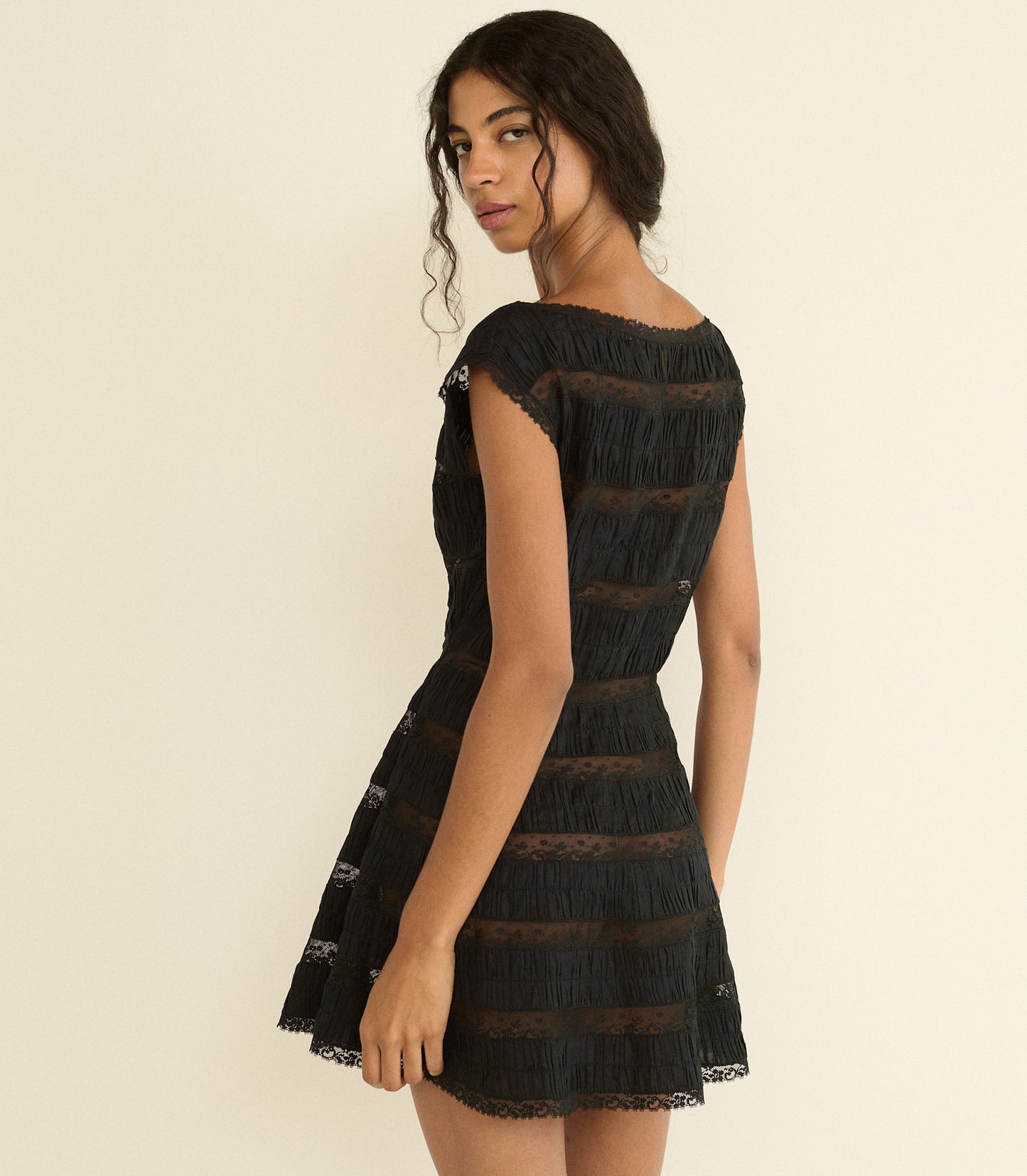 CORNELLA DRESS -- BLACK