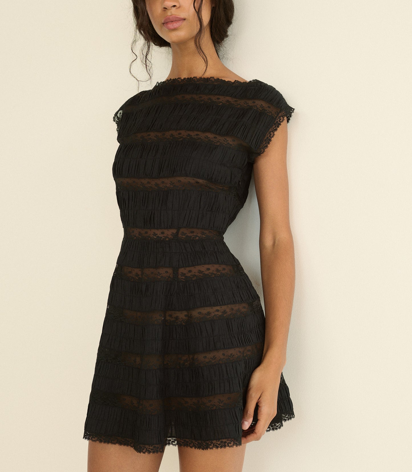 CORNELLA DRESS -- BLACK