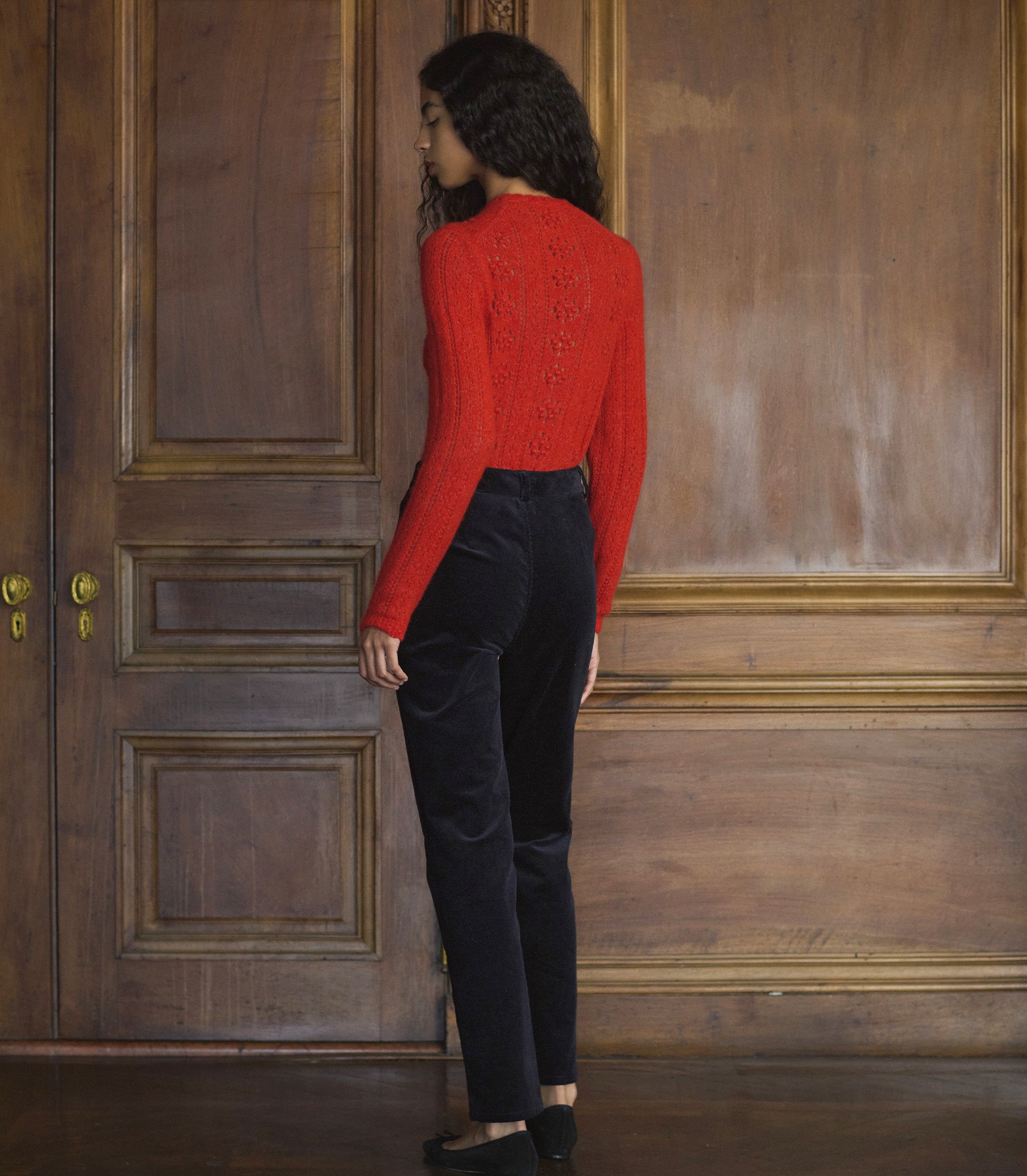 COSETTE CARDIGAN -- CERISE view 5
