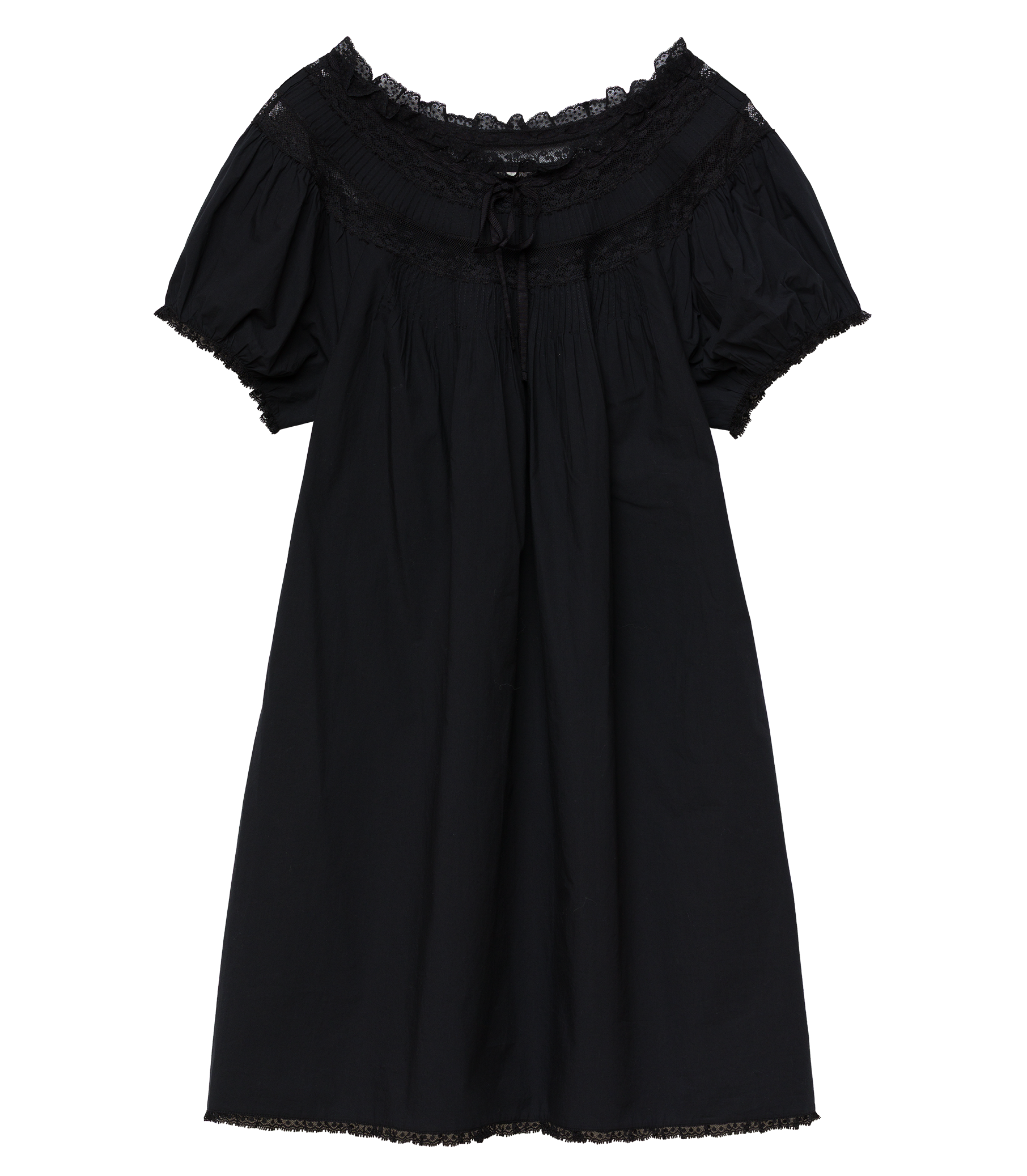 DAPHNE DRESS -- BLACK view 5
