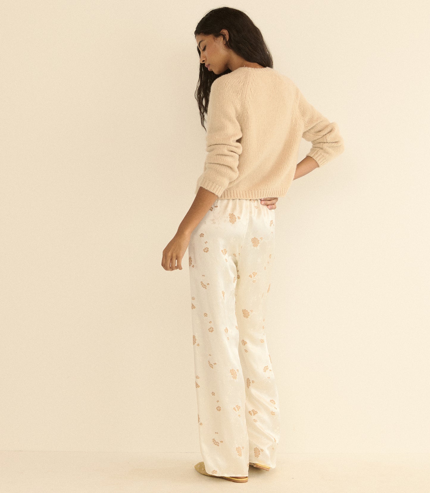 DARCY CARDIGAN -- ALMONDINE