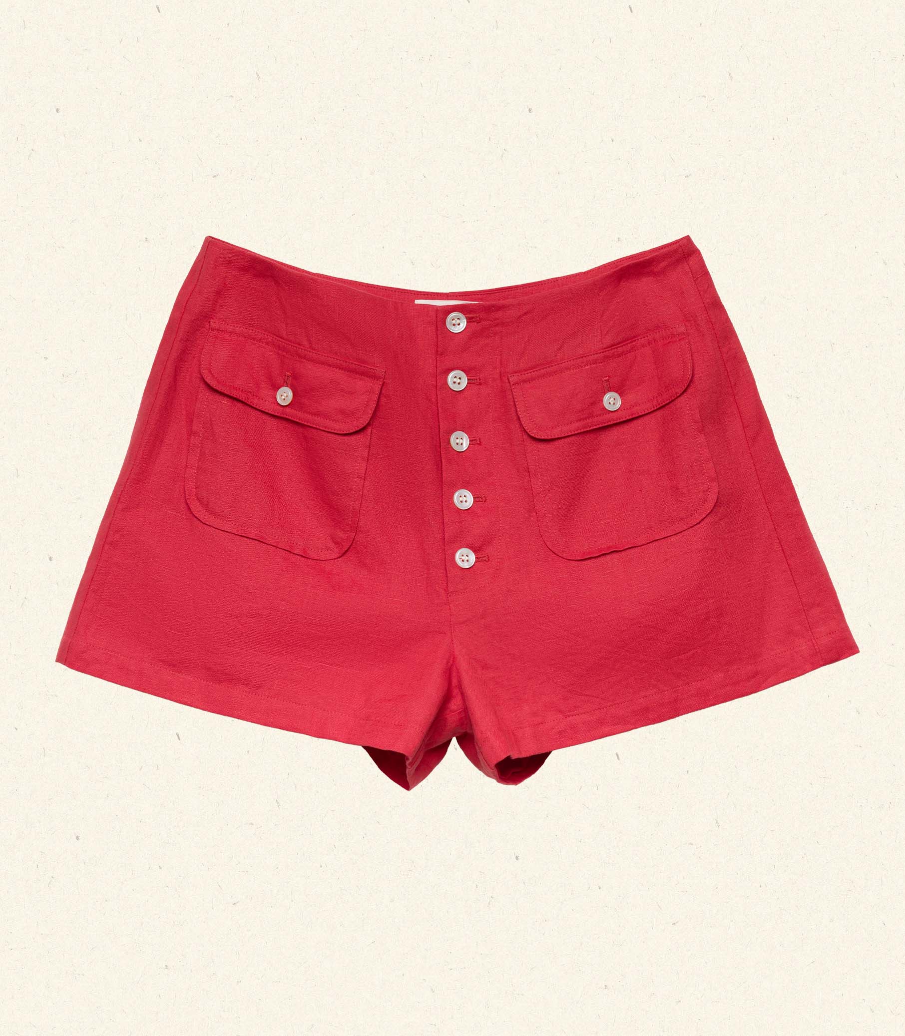 DARLING SHORT -- SCARLET view 6
