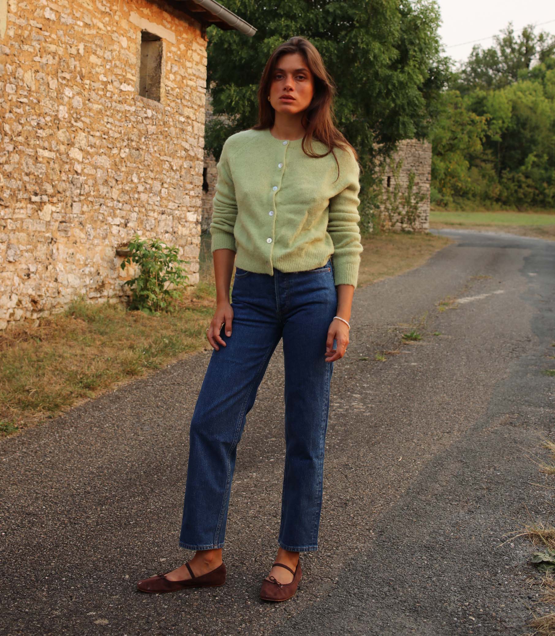 DIANA CROP JEAN -- ROUSSEAU WASH view 1
