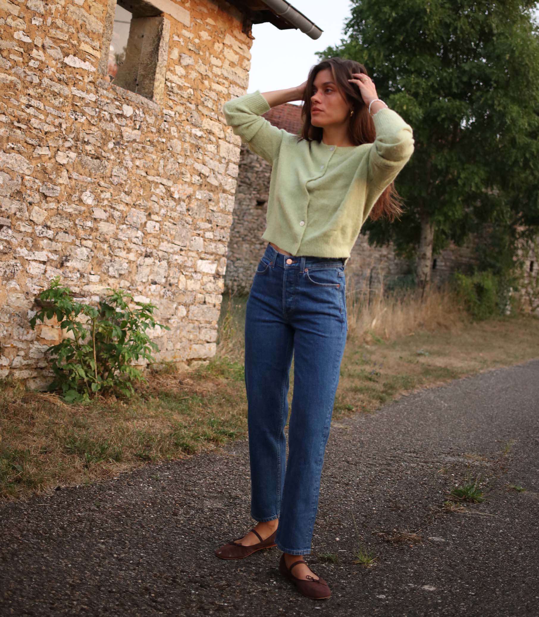 DIANA CROP JEAN -- ROUSSEAU WASH view 5
