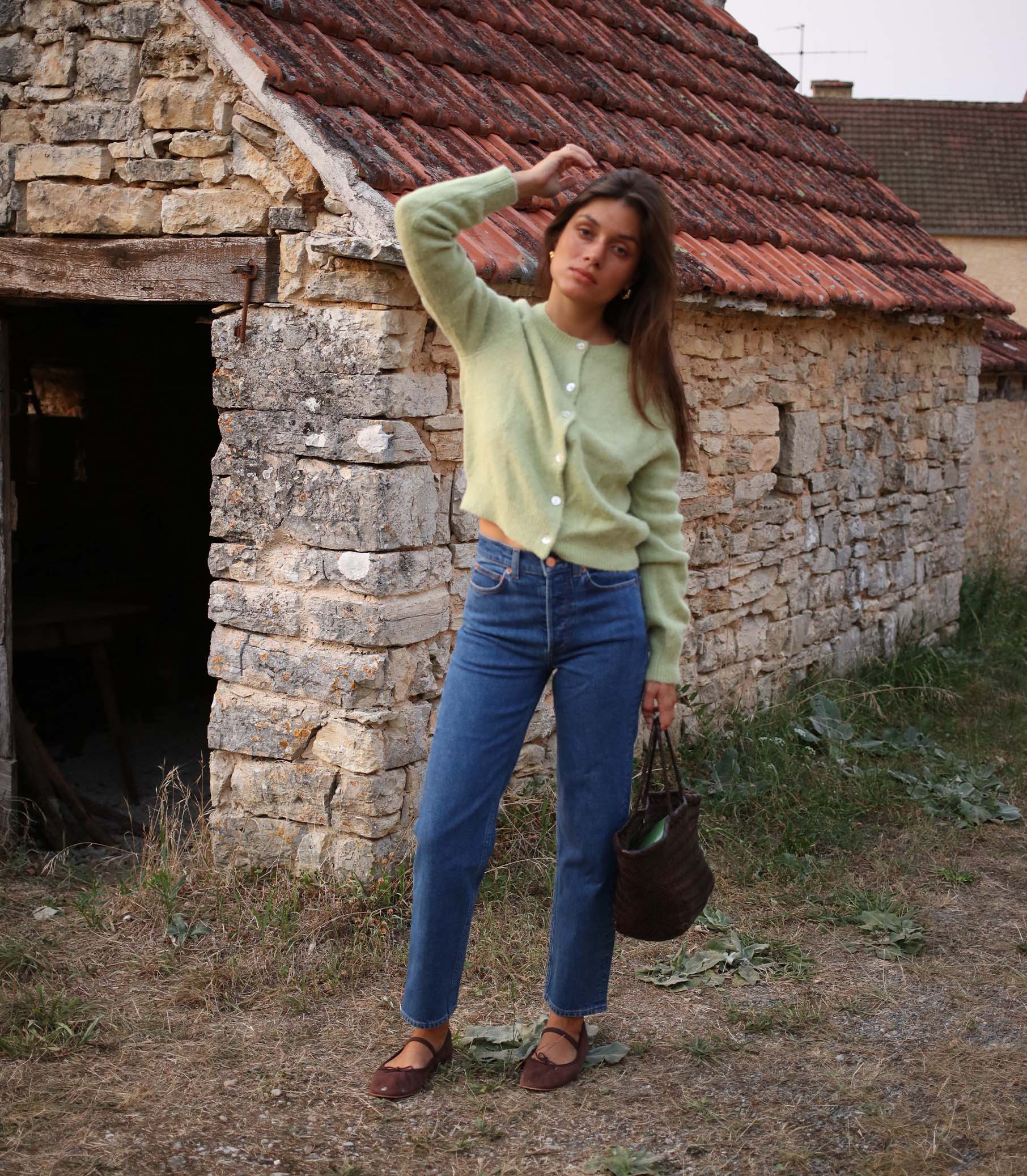 DIANA CROP JEAN -- ROUSSEAU WASH view 6
