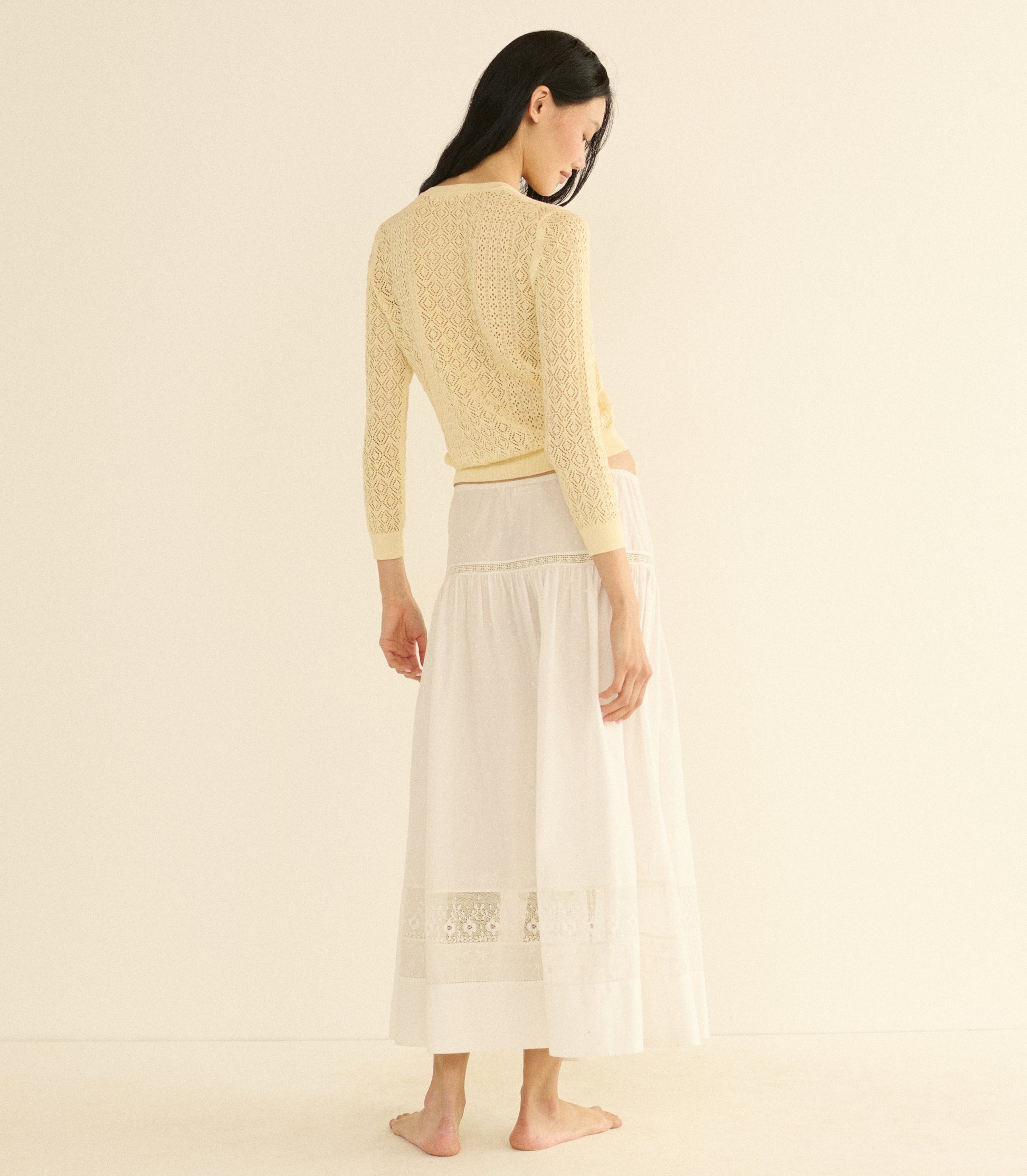 DIANE CARDIGAN -- VANILLA view 5
