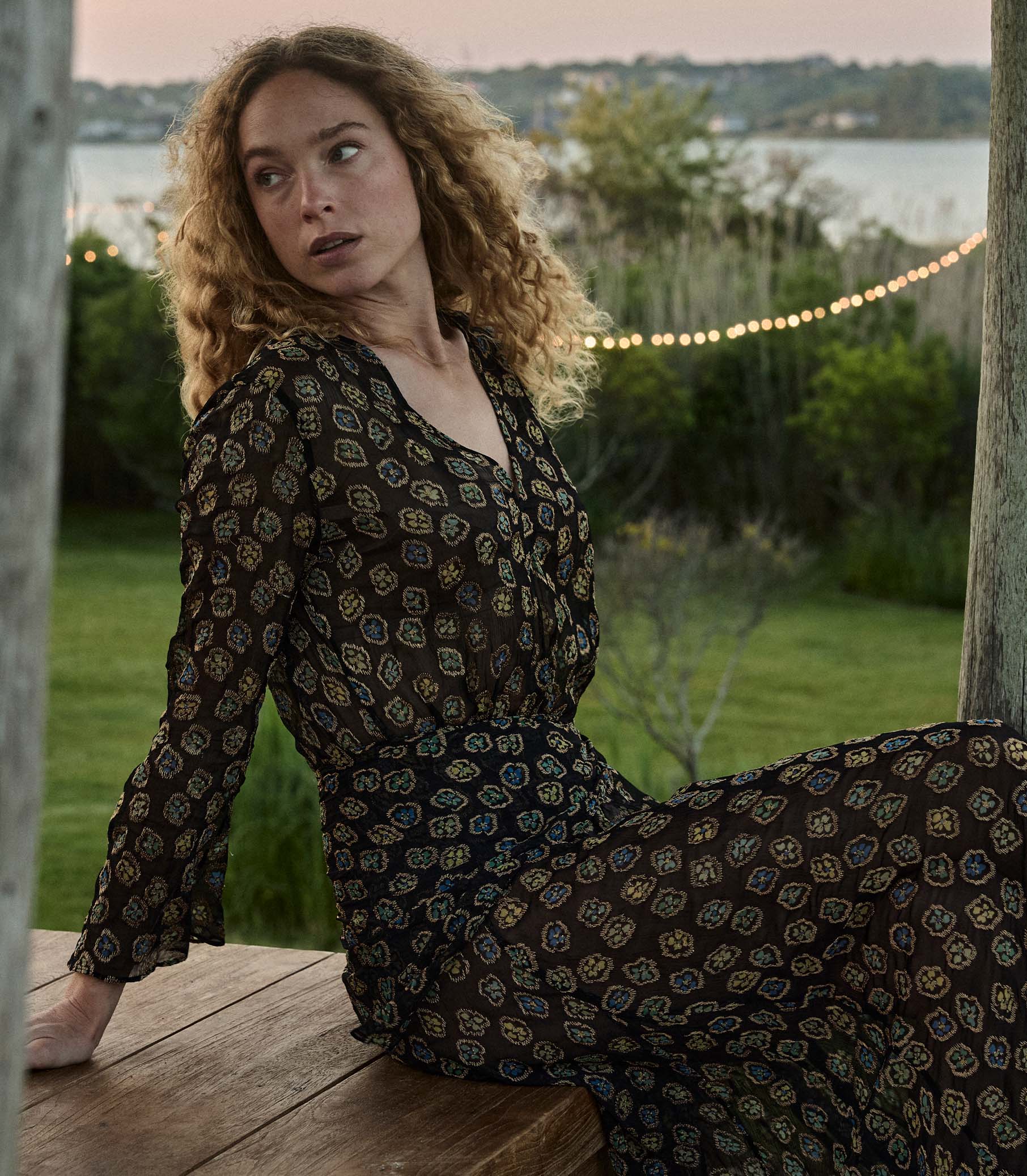 MONIQUE DRESS -- JONI FLORAL view 3
