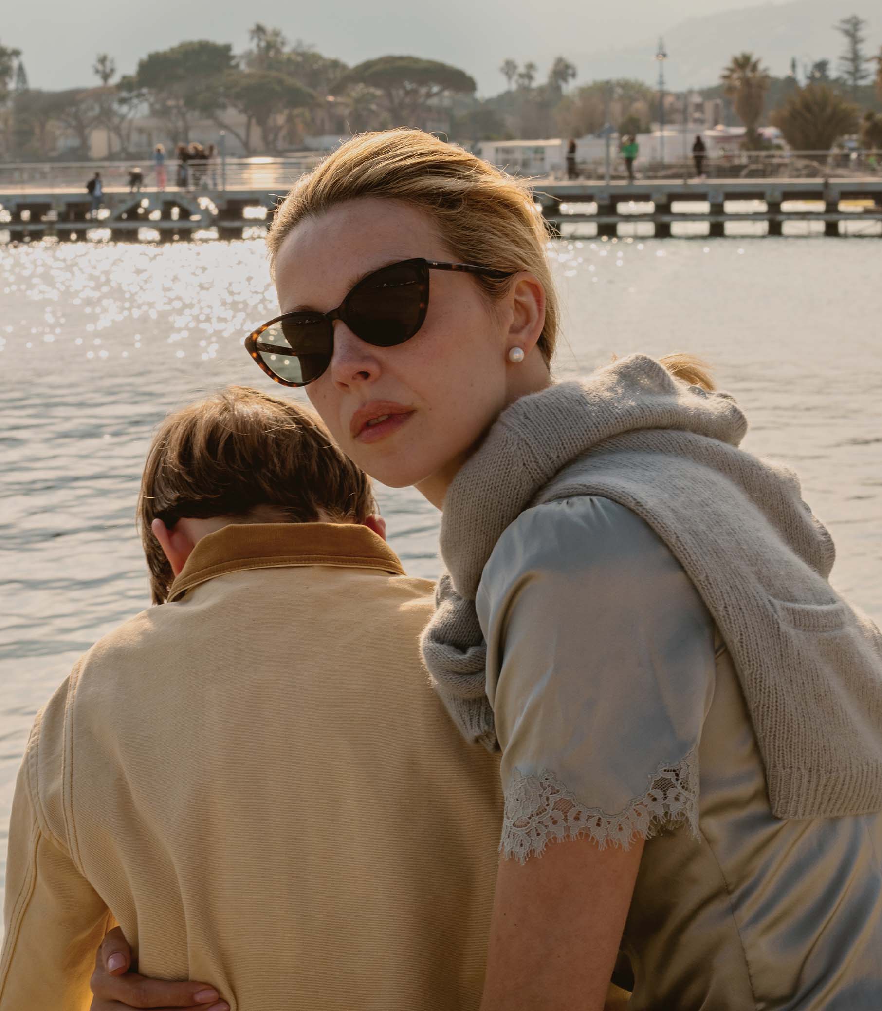 DÔEN BY GARRETT LEIGHT DOYENNE SUNGLASSES -- TORTOISE view 2
