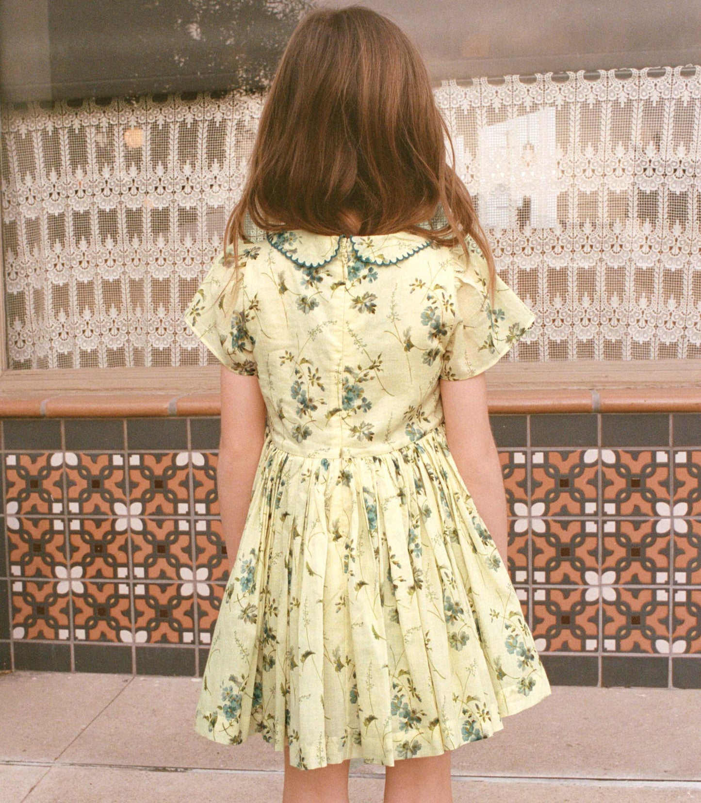 DUA DRESS -- SUNSHINE PRAIRIE ROSE