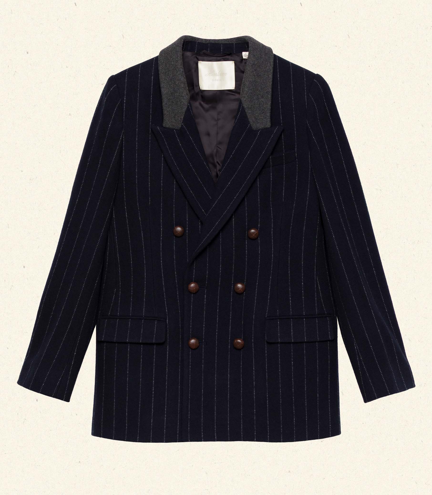 DUCCIO BLAZER -- MARIANNE PINSTRIPE view 5
