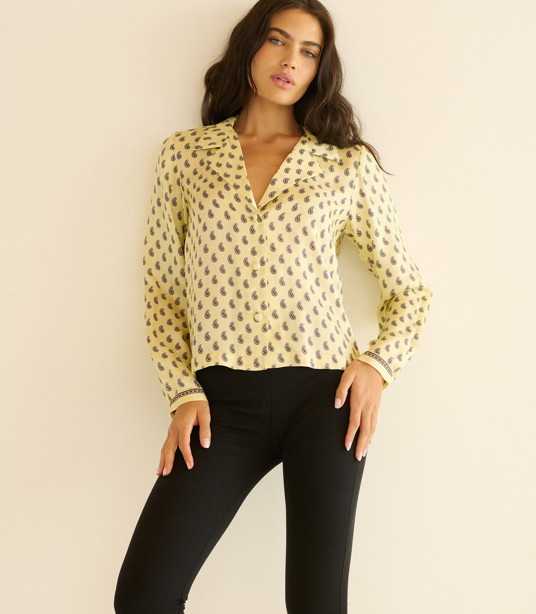 ELENE TOP -- SUNLIGHT TAORMINA PAISLEY view 4
