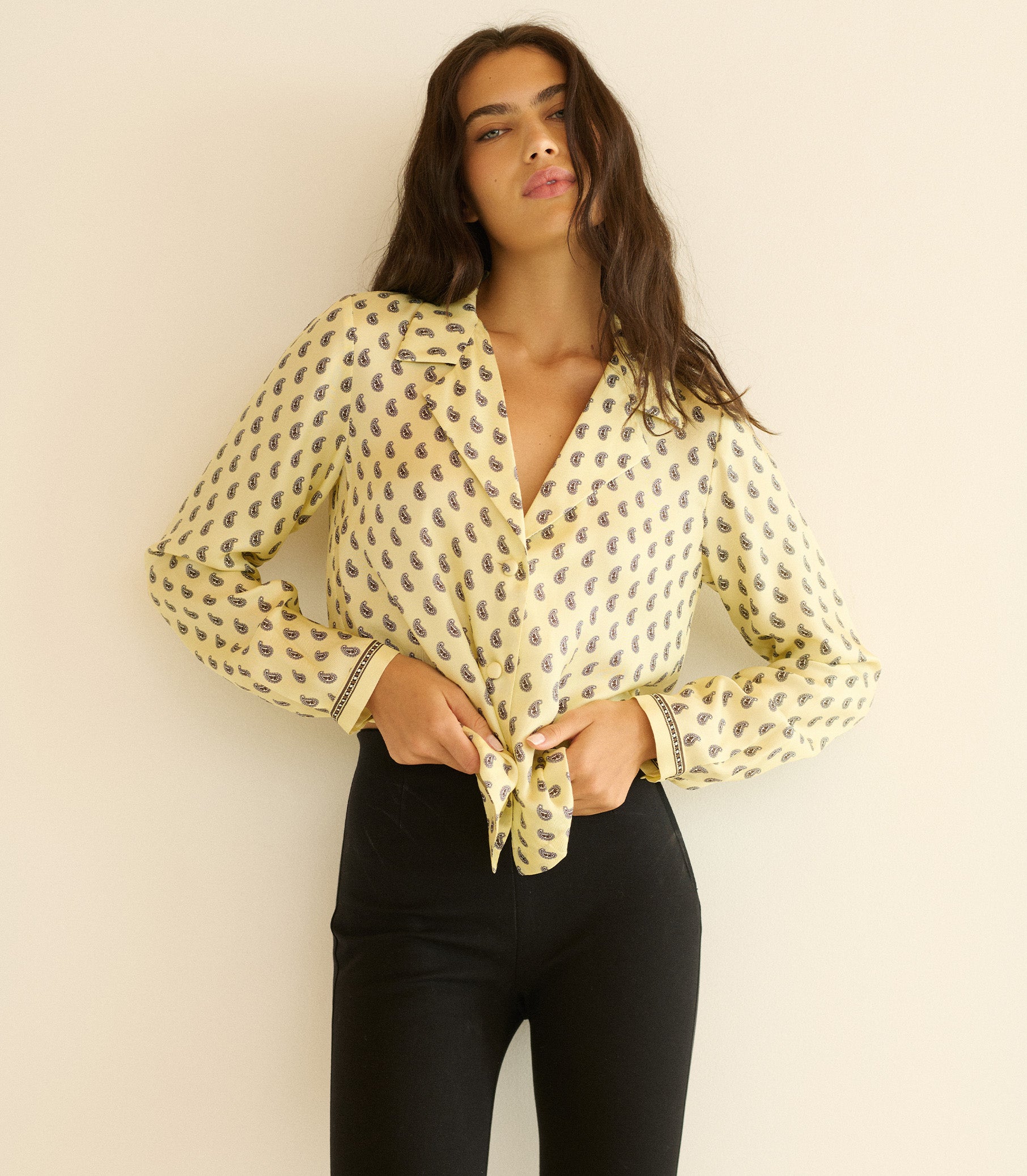 ELENE TOP -- SUNLIGHT TAORMINA PAISLEY view 6
