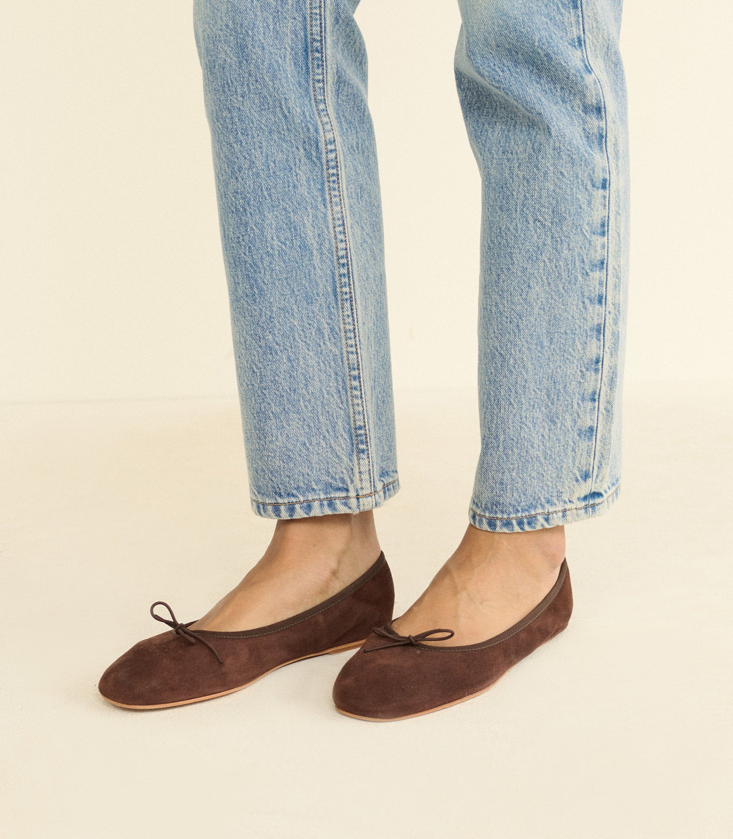 ELENI MARY JANE -- CHOCOLATE SUEDE