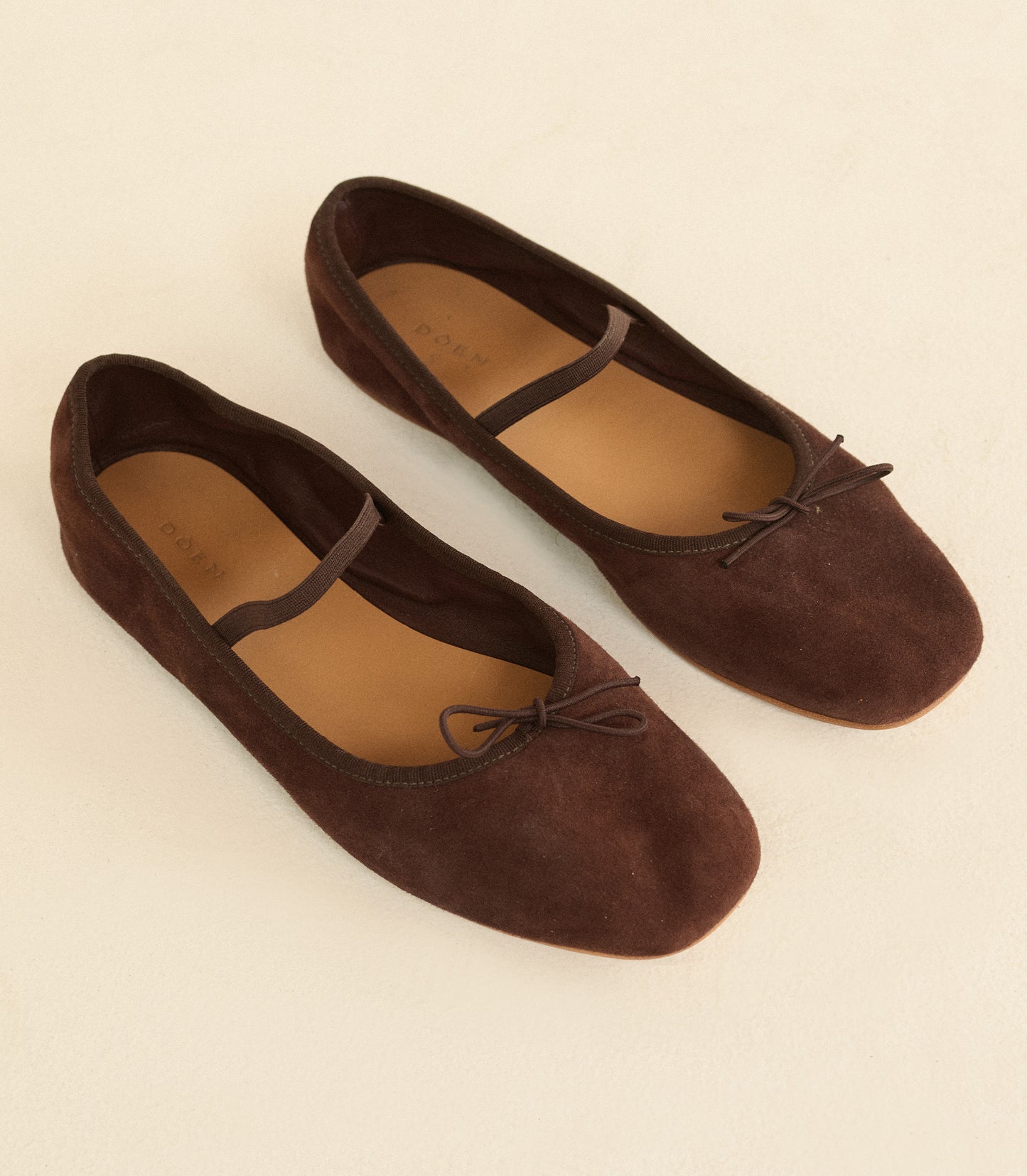 ELENI MARY JANE -- CHOCOLATE SUEDE