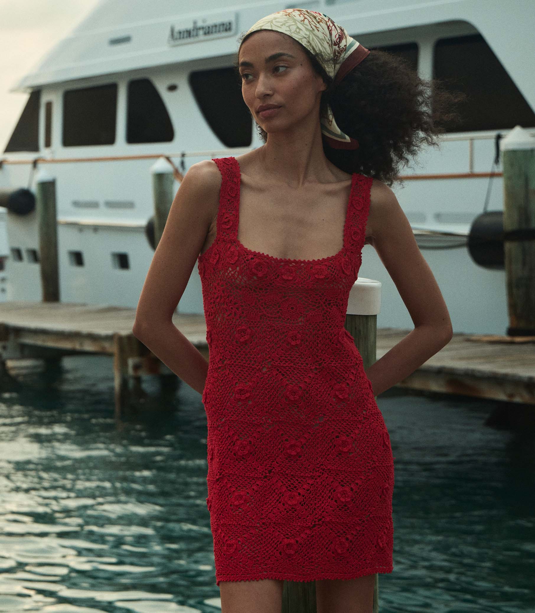 ELOISE DRESS -- RUBY view 2
