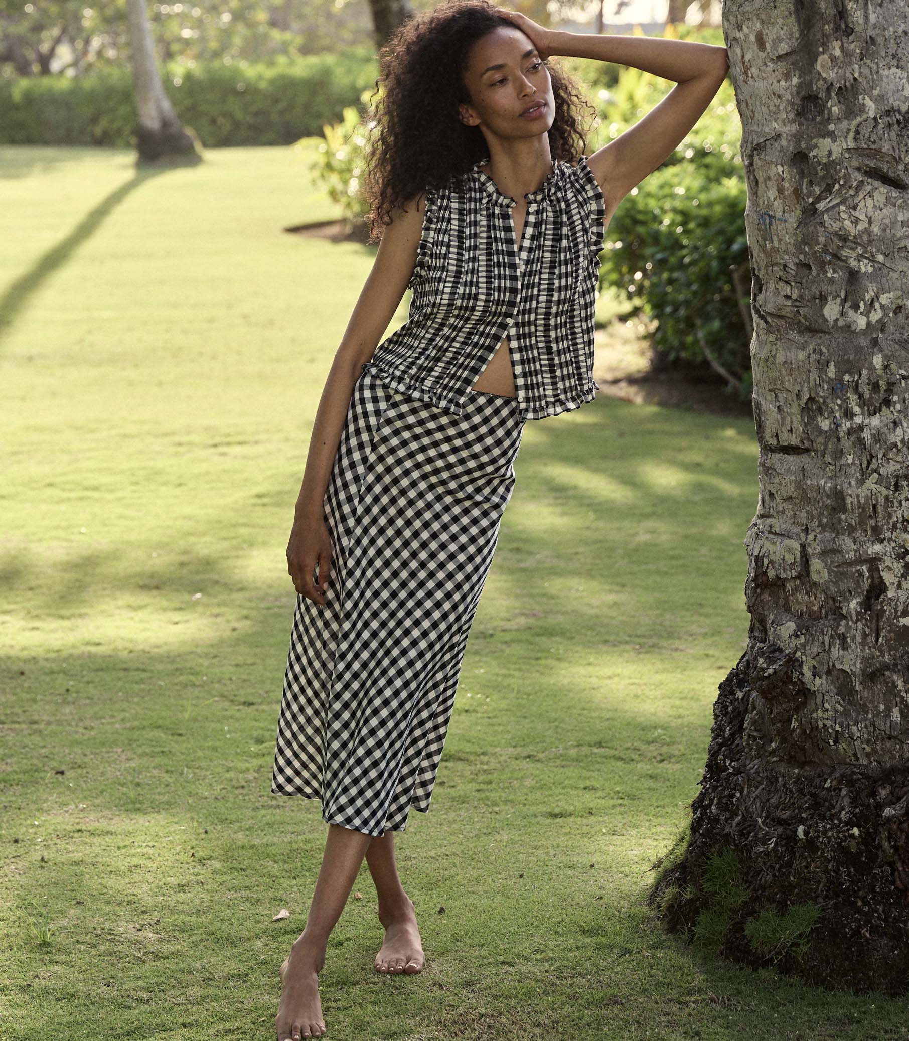 HMD -- ELOWEN SKIRT -- MARILYN GINGHAM view 2
