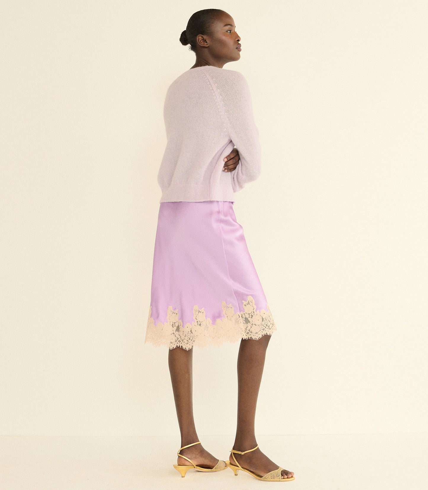 ELOWETTE SKIRT -- ORCHID BLOSSOM