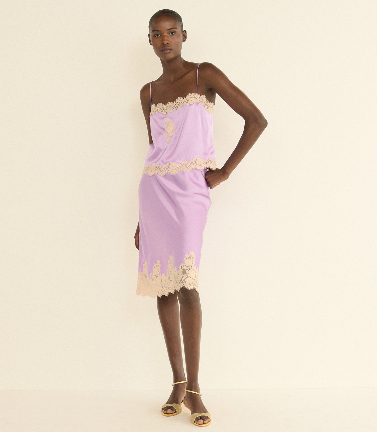 ELOWETTE SKIRT -- ORCHID BLOSSOM