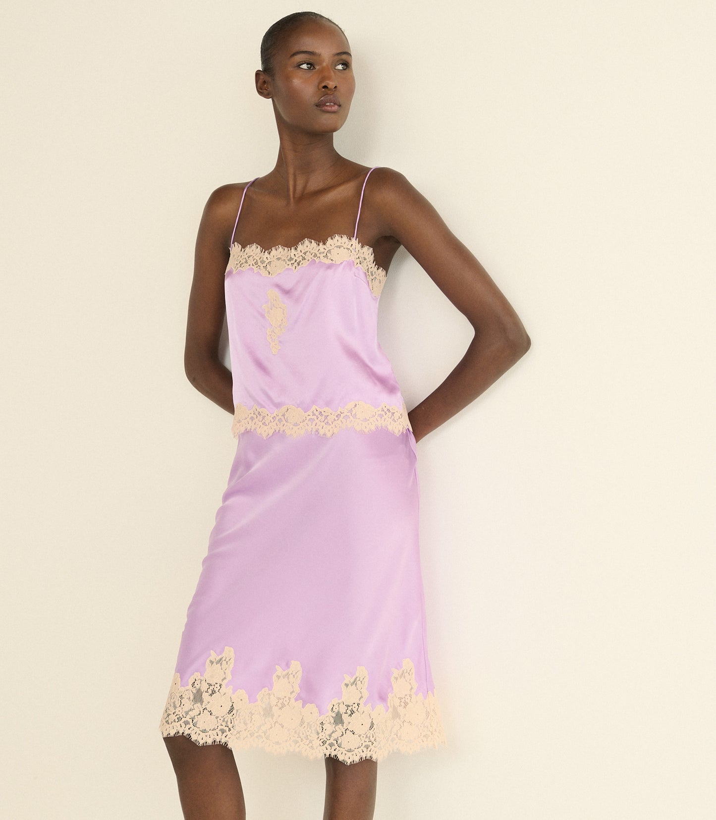 ELOWETTE SKIRT -- ORCHID BLOSSOM