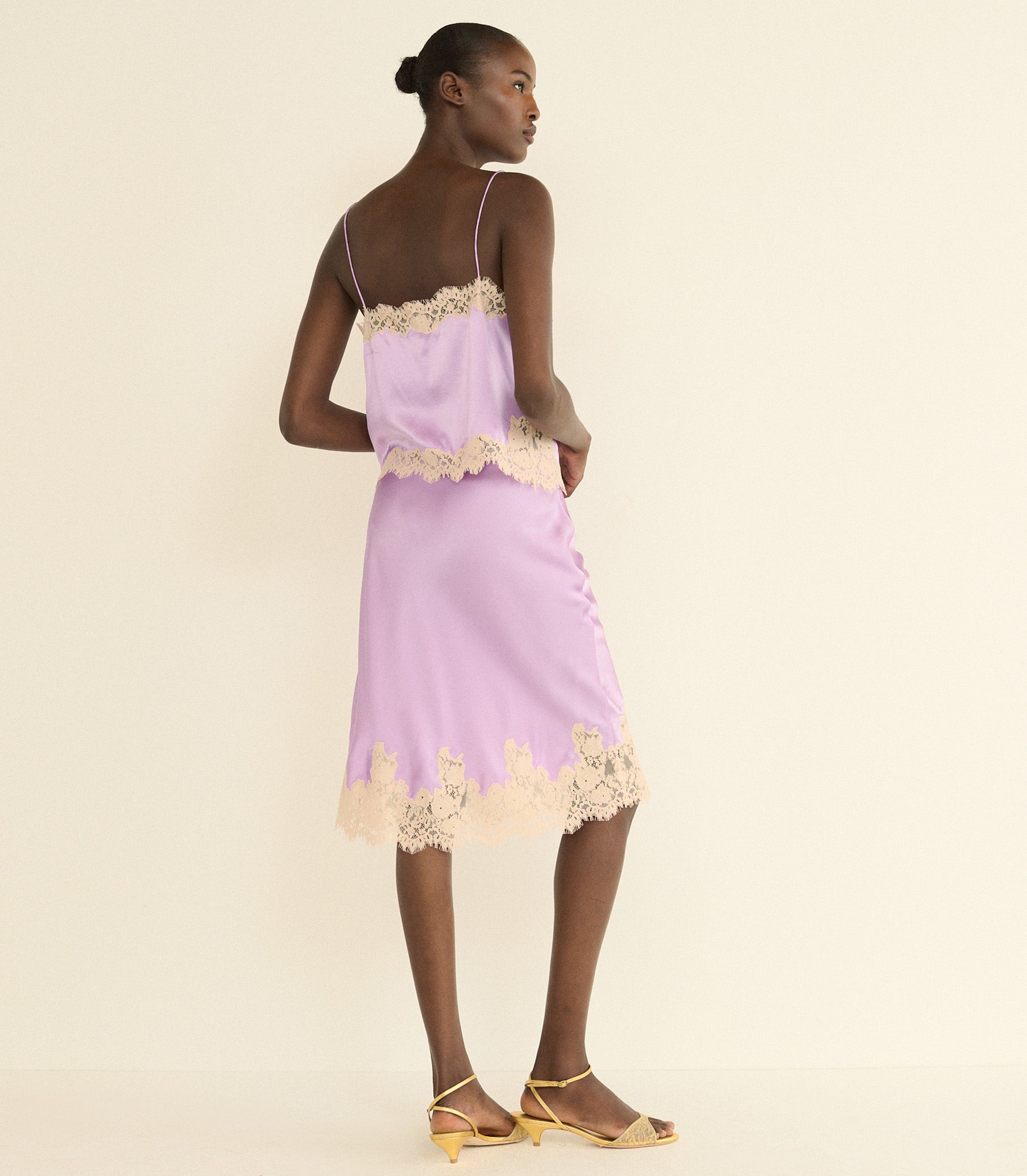 ELOWETTE SKIRT -- ORCHID BLOSSOM view 4
