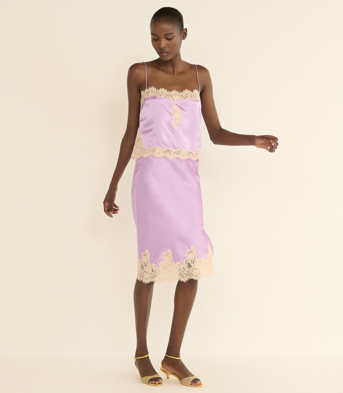 ELOWETTE SKIRT -- ORCHID BLOSSOM