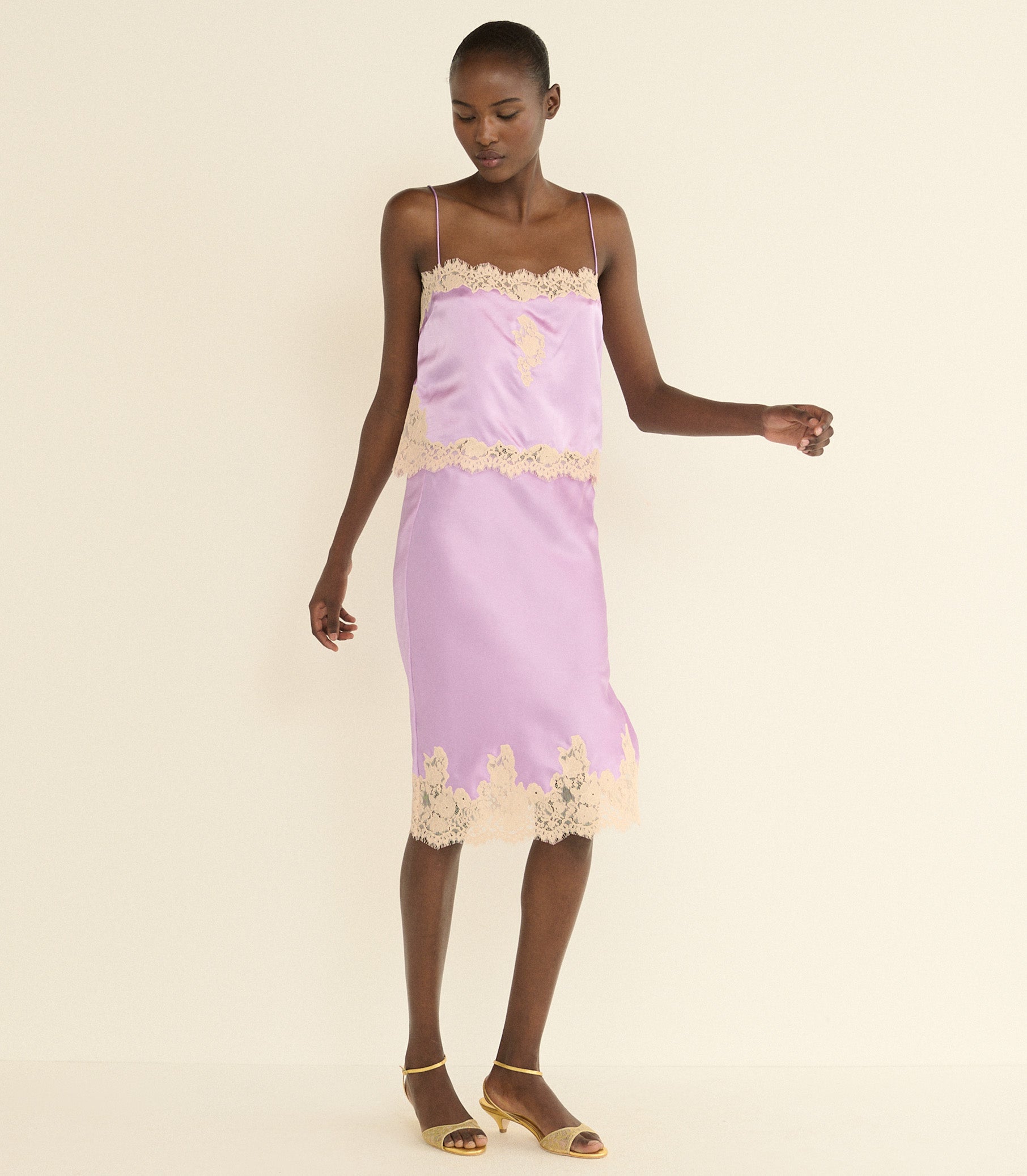 ELOWETTE SKIRT -- ORCHID BLOSSOM view 2
