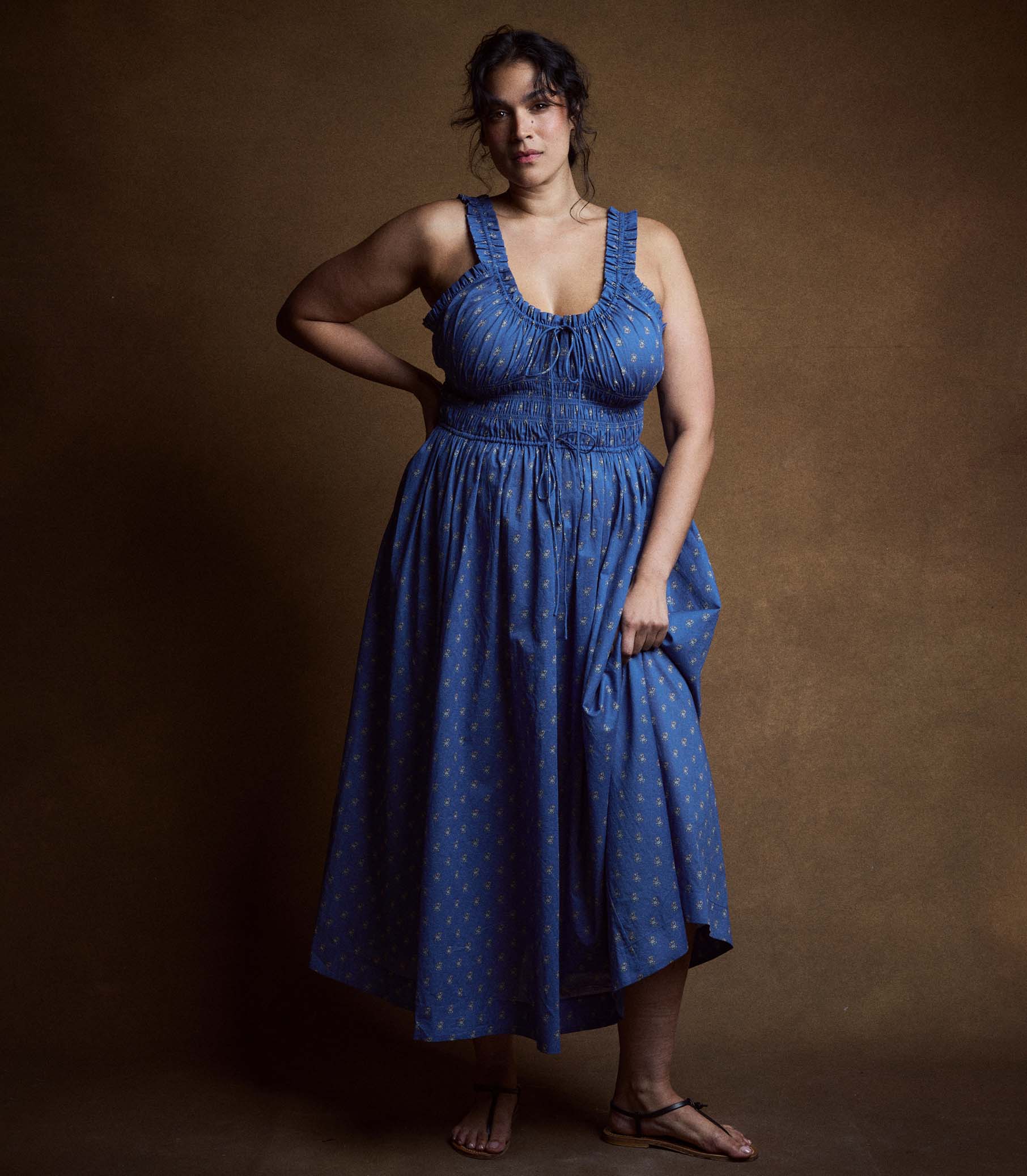 EMMARETTA DRESS -- EARTHA PAISLEY view 6
