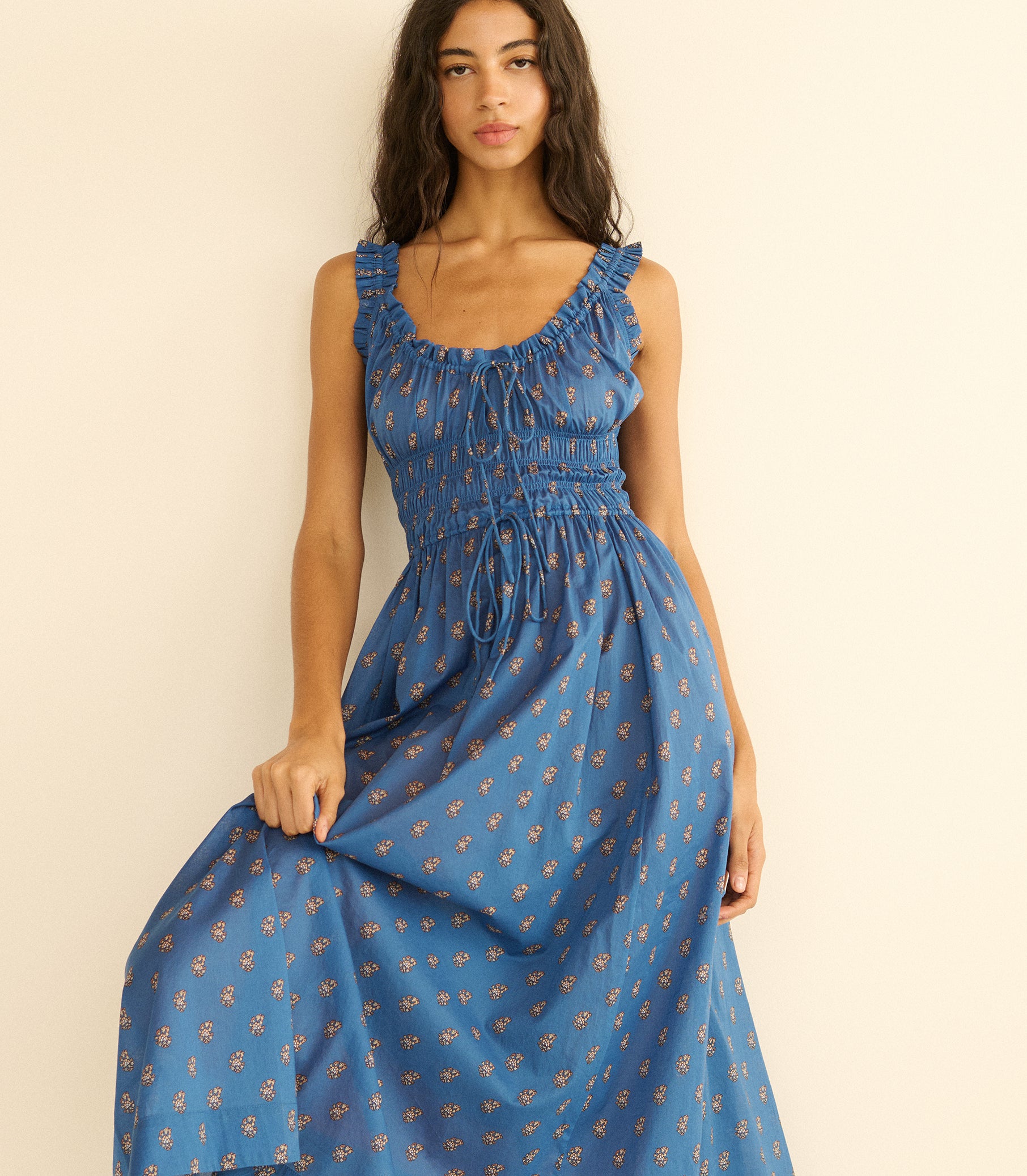 EMMARETTA DRESS -- EARTHA PAISLEY view 1
