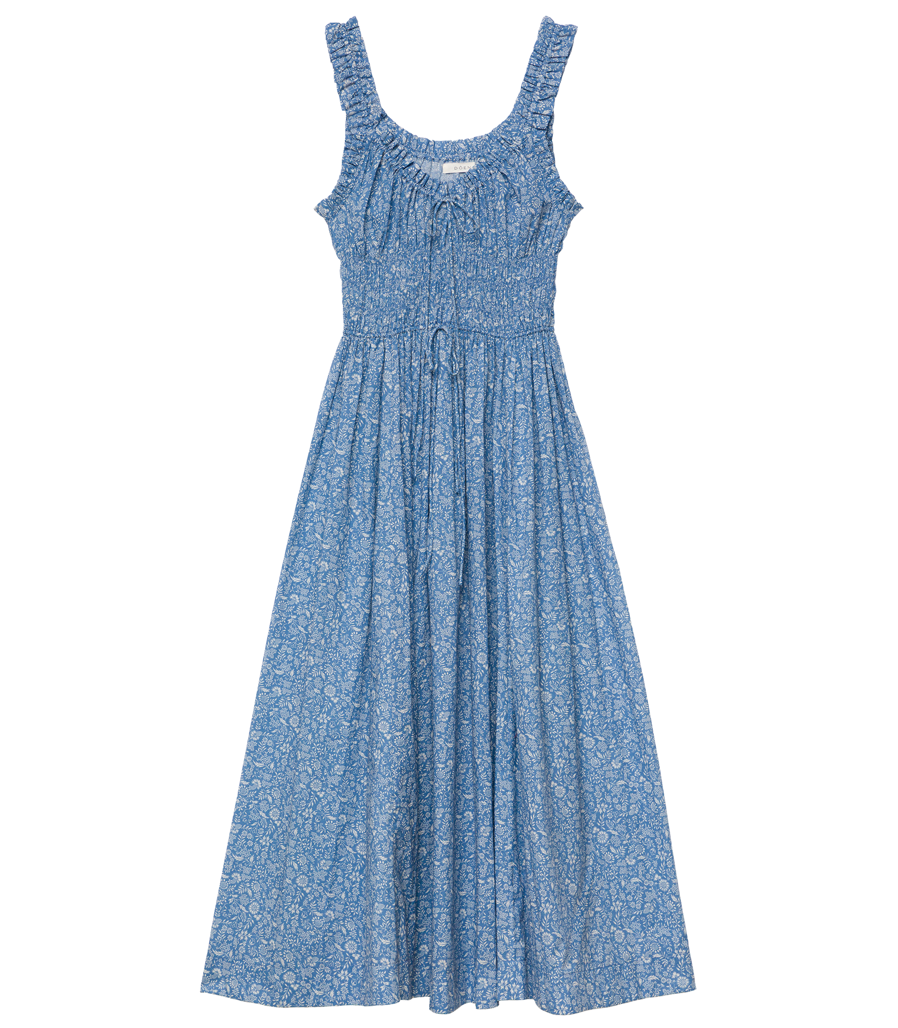 EMMARETTA DRESS -- BLUE GARDEN BLOOM view 6
