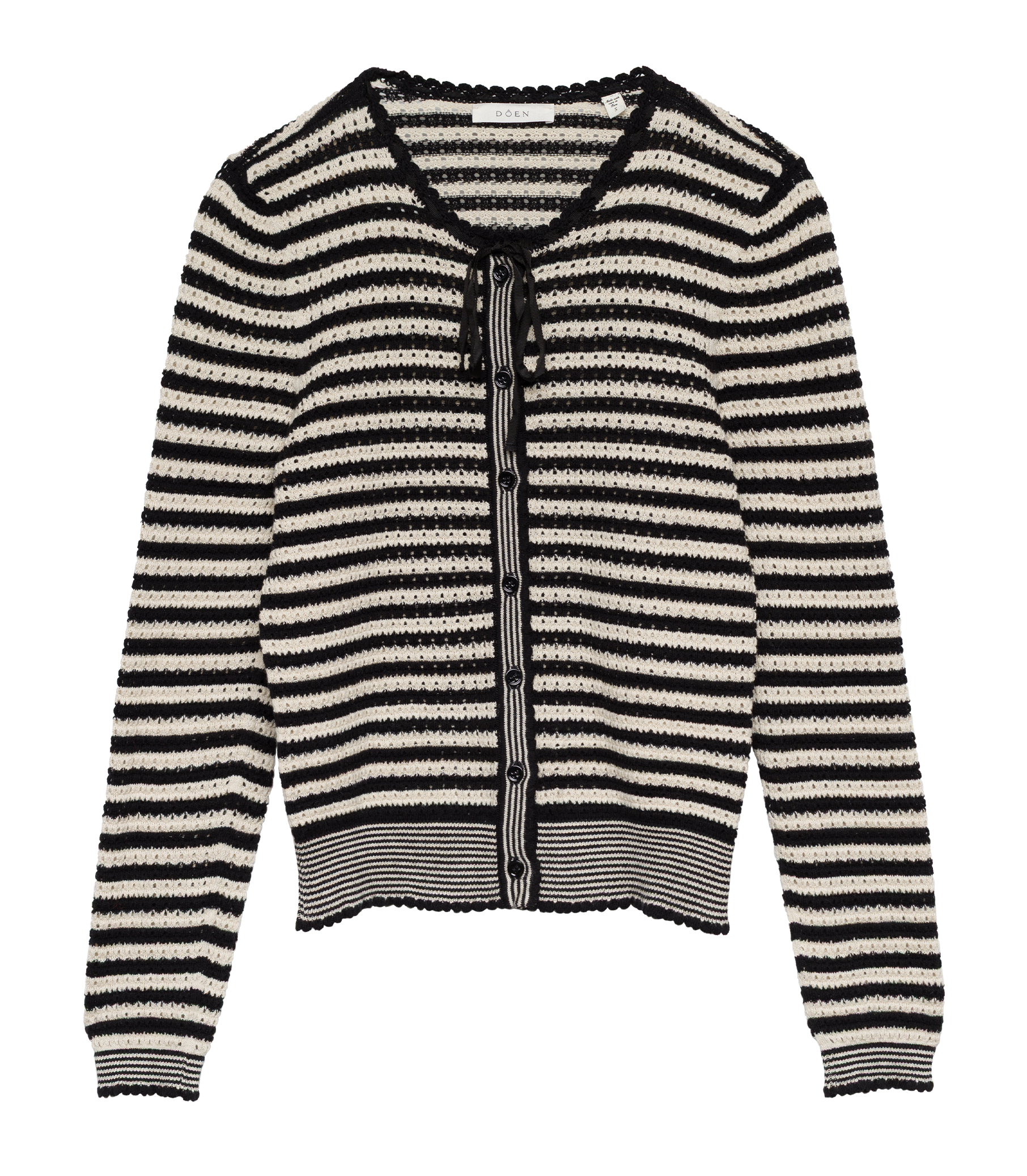EVERLYN CARDIGAN -- SIDONIE STRIPE view 5
