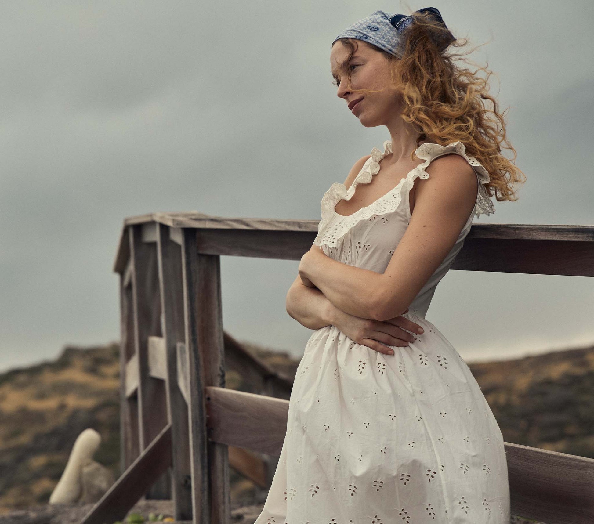 HMD -- FARAH DRESS -- SALT view 6
