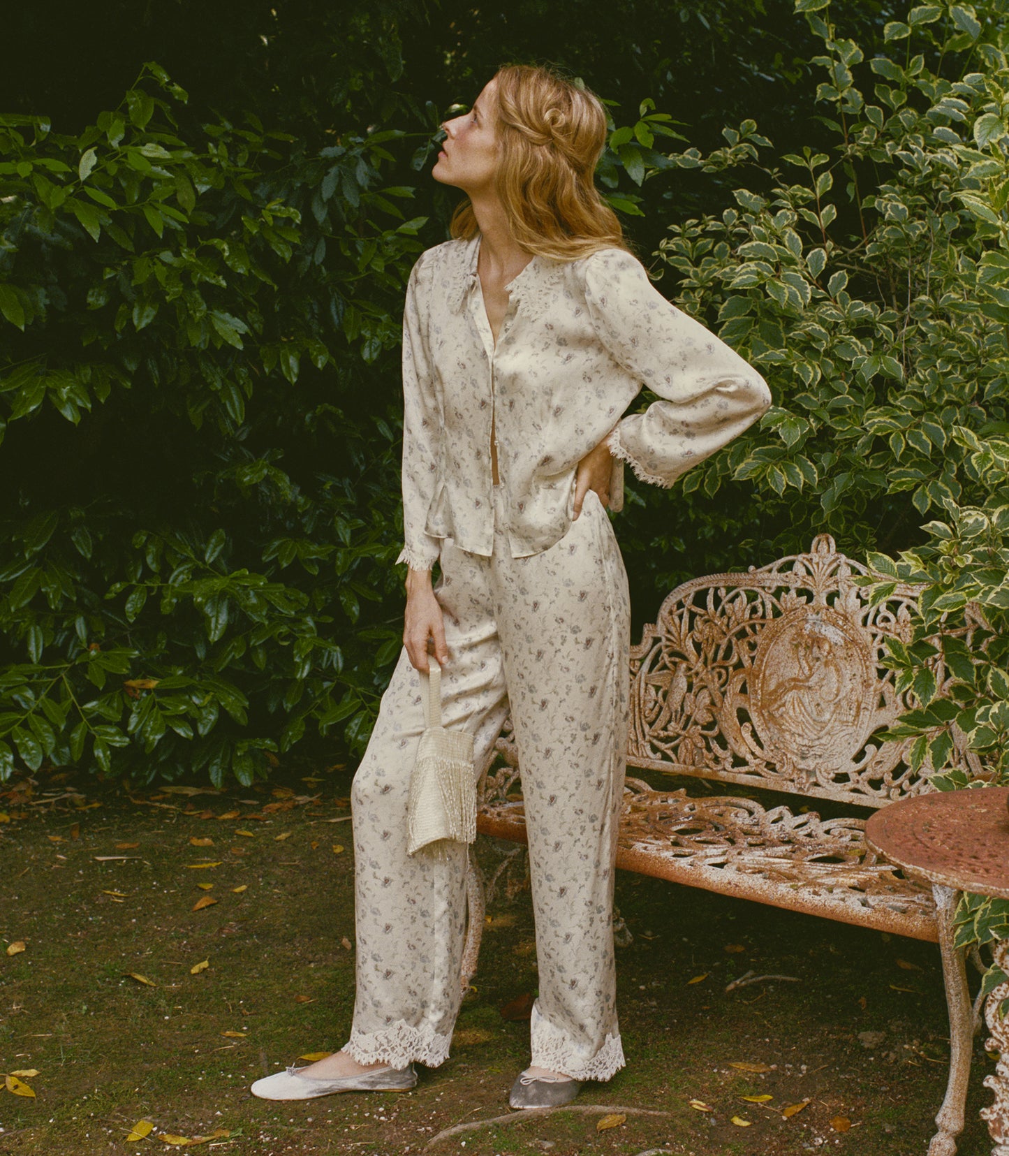 FELISE PANT -- CAMELLIA BLOOM