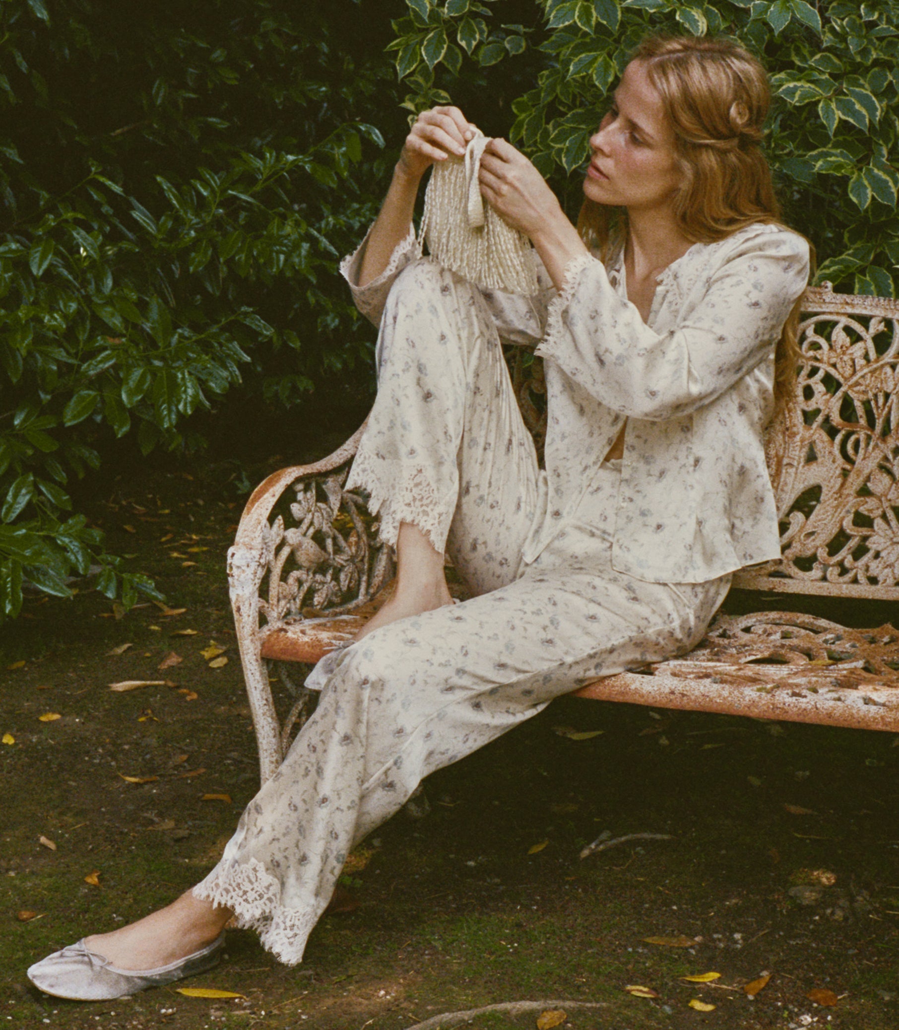 FELISE PANT -- CAMELLIA BLOOM view 5

