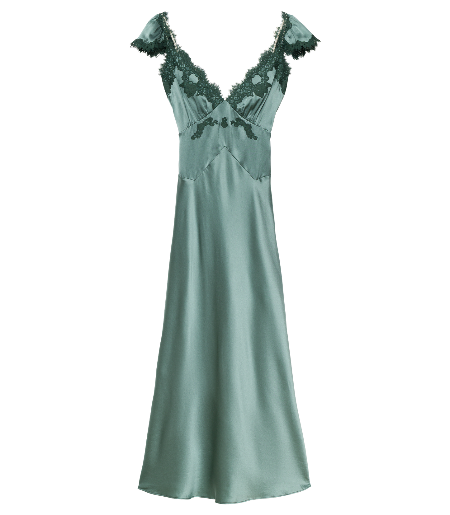 FIONA DRESS -- DULAC GREEN