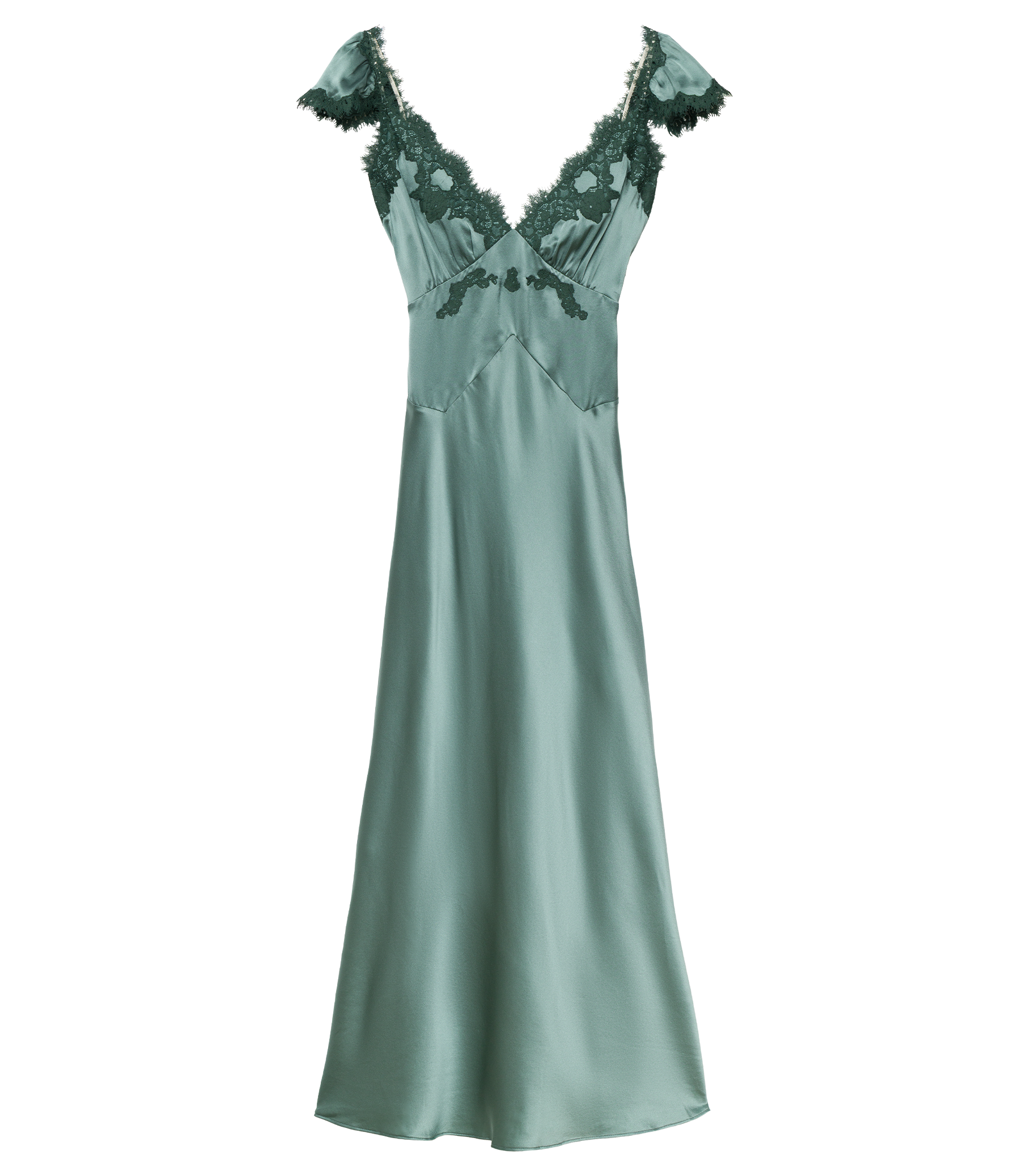 FIONA DRESS -- DULAC GREEN view 9
