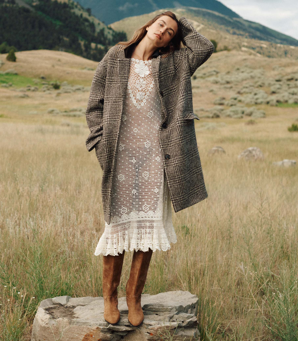 FLORIA DRESS -- PEARL