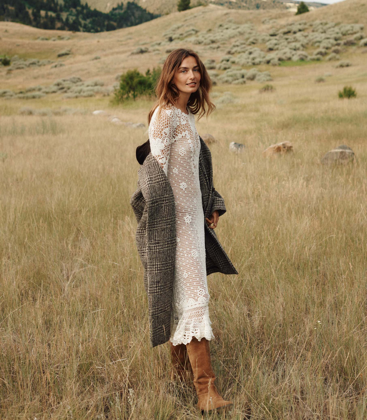 FLORIA DRESS -- PEARL view 6
