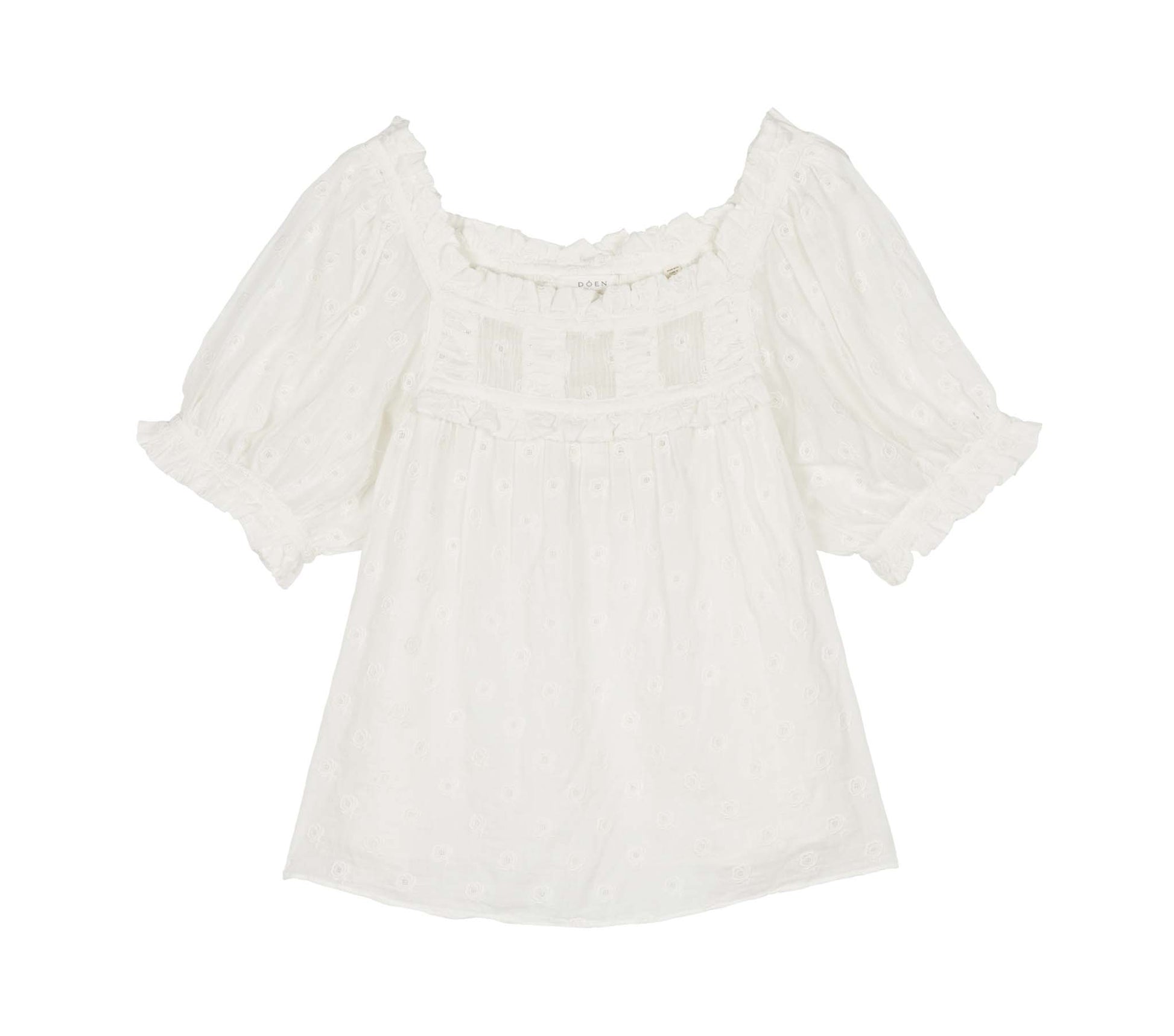 HMD -- FRANCES TOP -- SALT EMBROIDERY view 4
