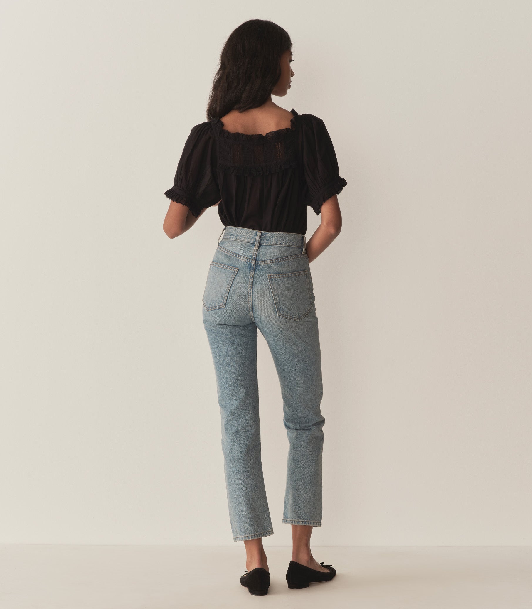 FRANCES TOP -- BLACK view 4
