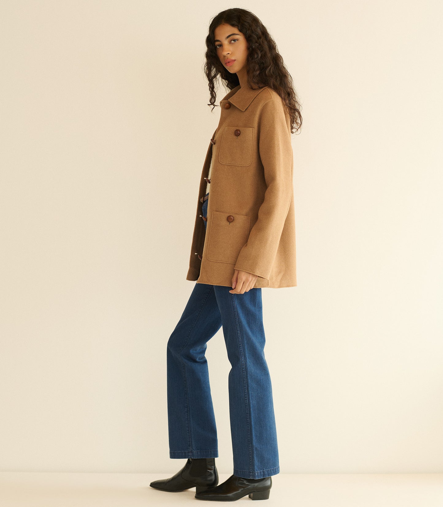 GERMAIN COAT -- LIGHT KHAKI