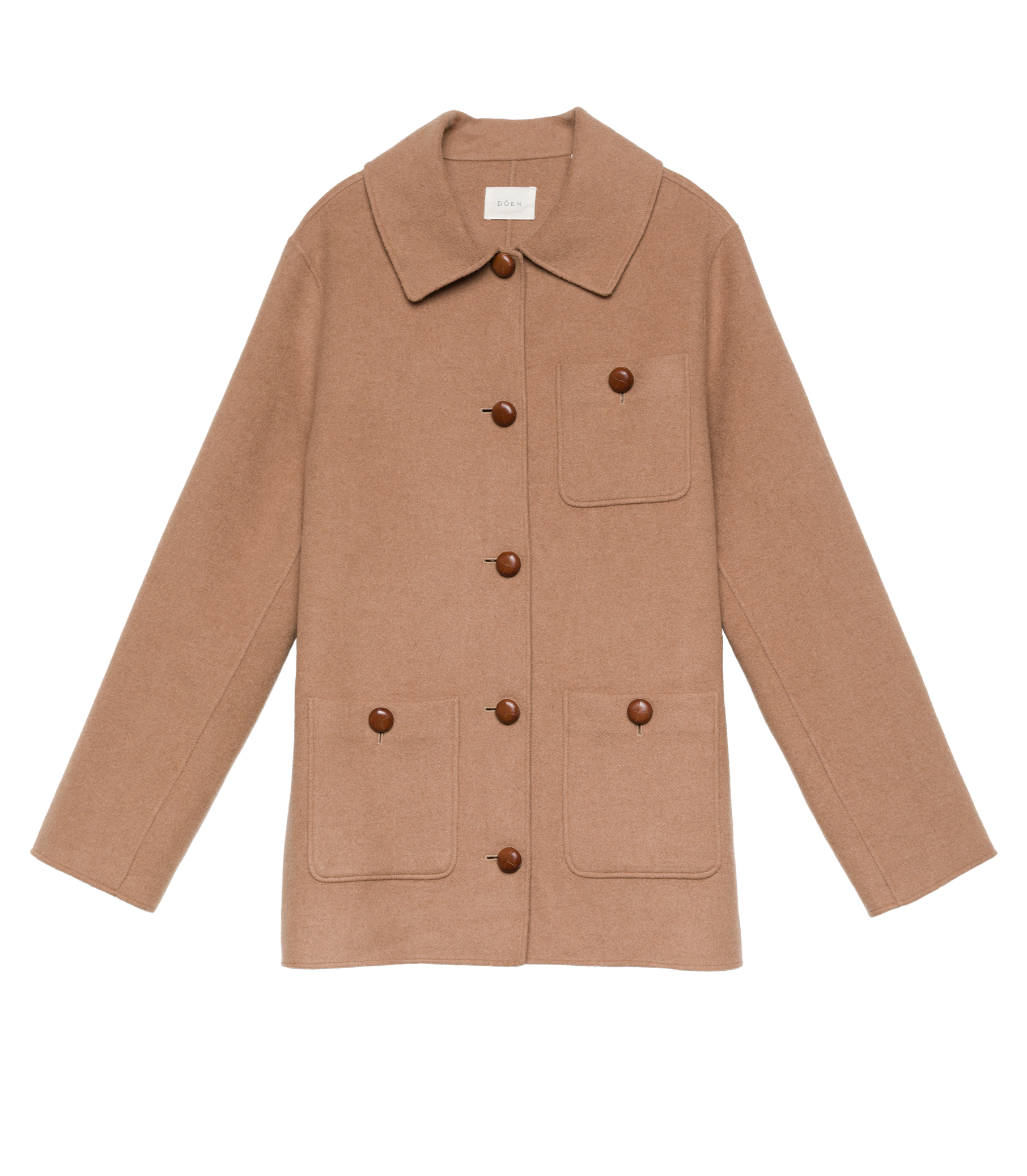 GERMAIN COAT -- LIGHT KHAKI view 8
