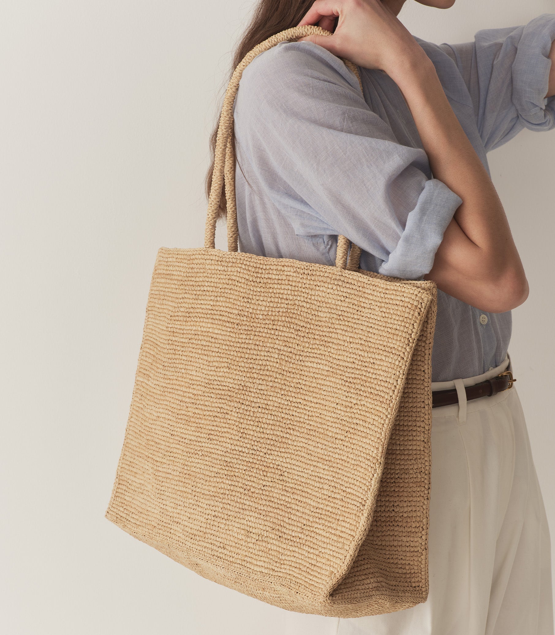 HMD -- GRANDE MATHILDE BAG -- NATURAL RAFFIA view 4
