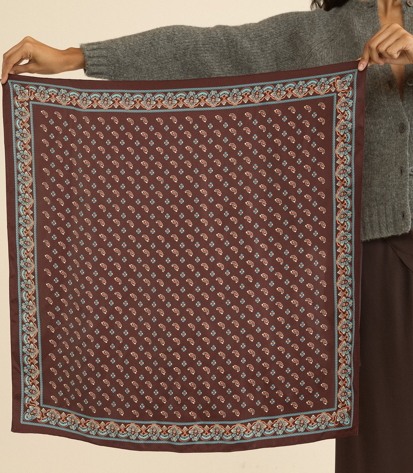GRANDE PENNY BANDANA -- DEAUVILLE PAISLEY