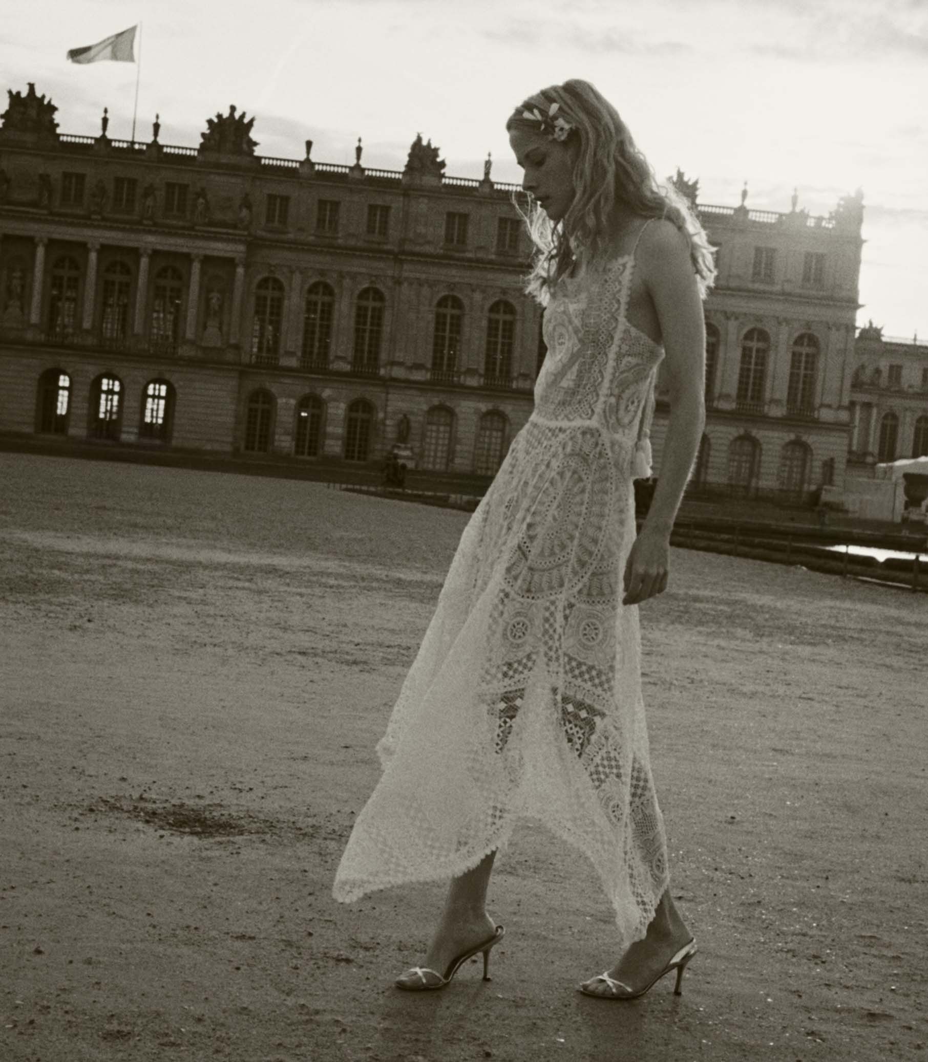 HANDKERCHIEF ANNIVERSARY DRESS -- SALT view 5
