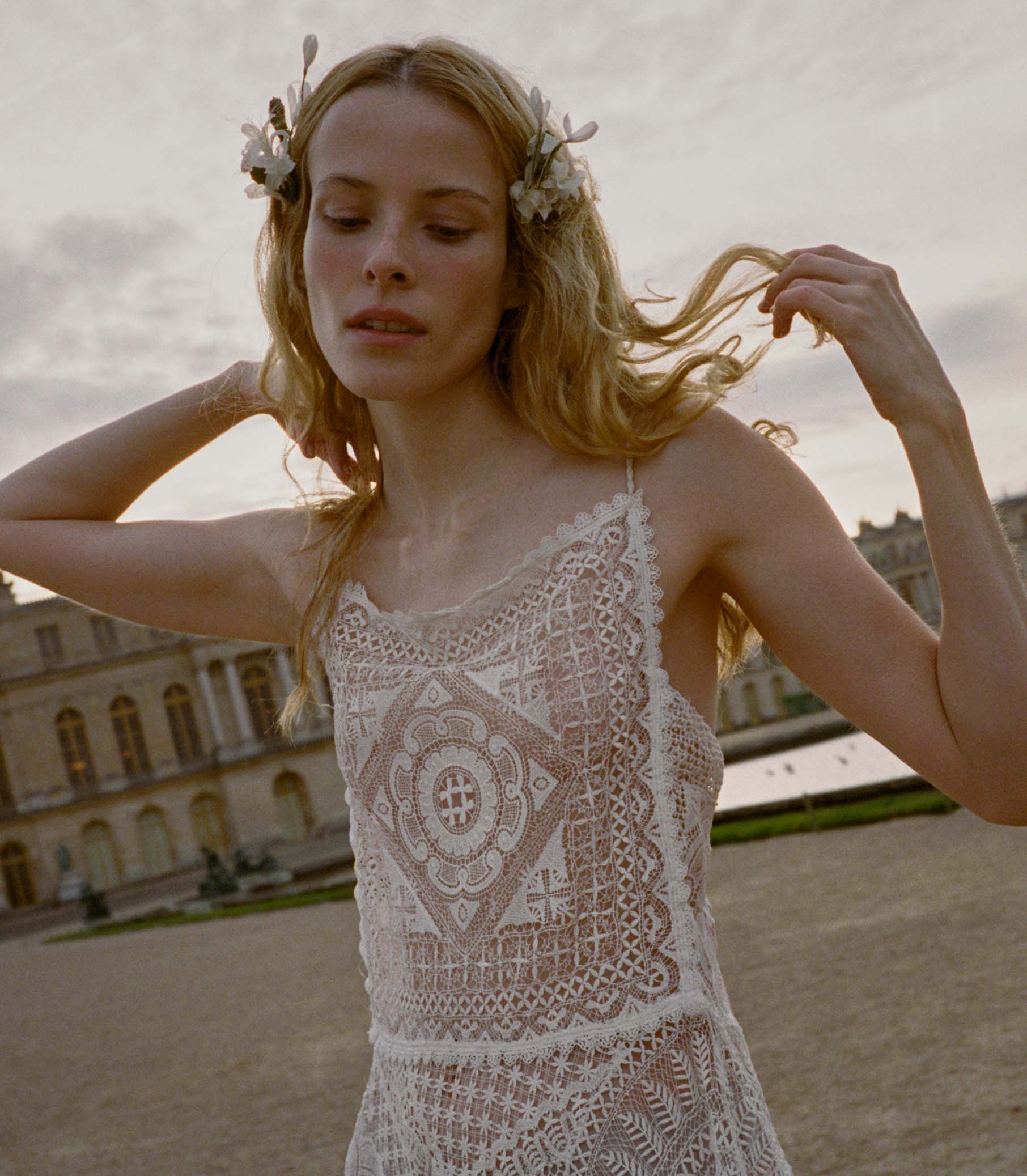 HANDKERCHIEF ANNIVERSARY DRESS -- SALT view 2
