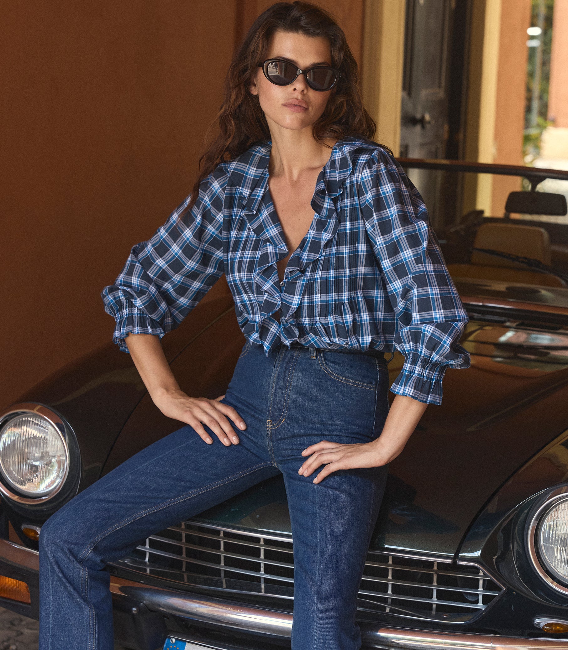 HARDY TOP -- VALMONT PLAID view 2
